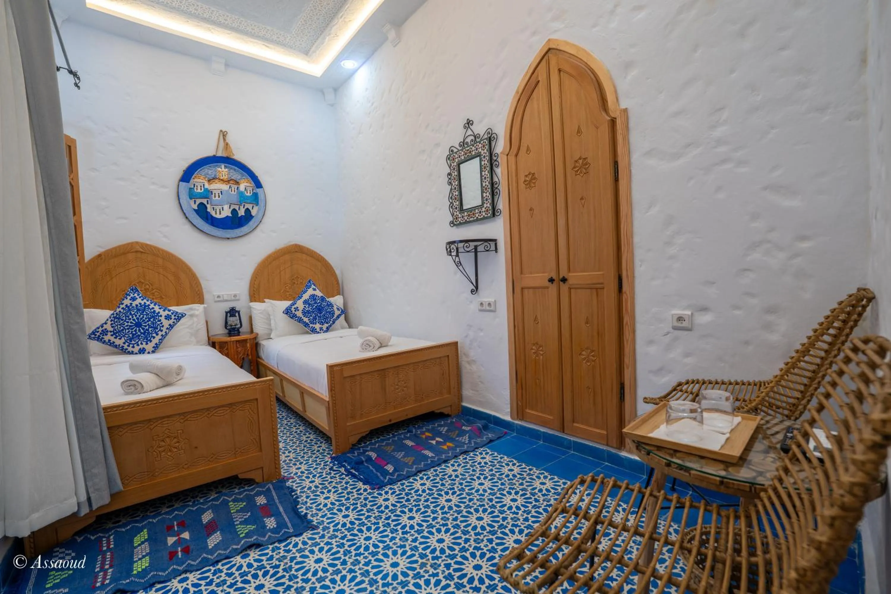 Bed in Riad ALHAMBRA