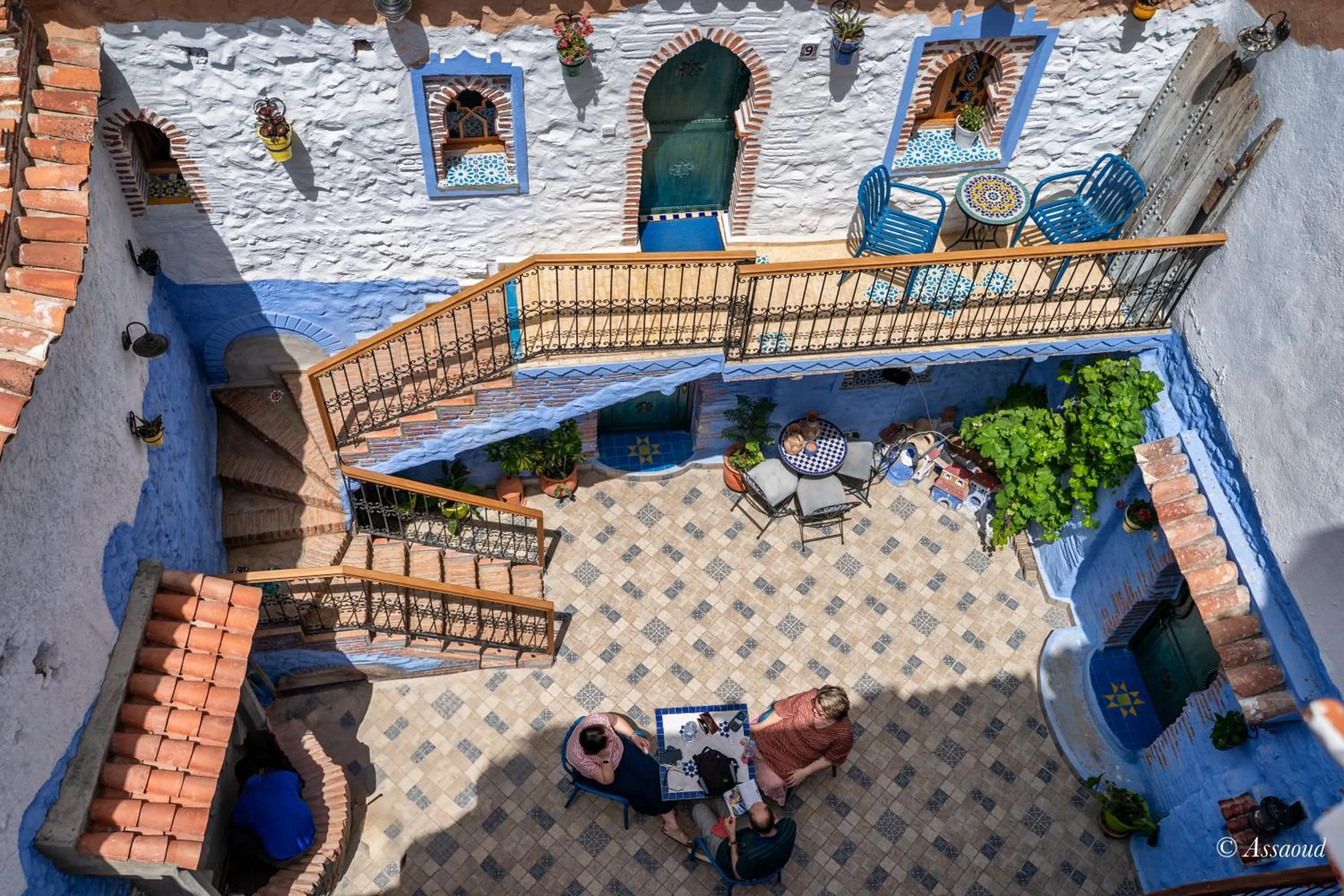 Patio in Riad ALHAMBRA