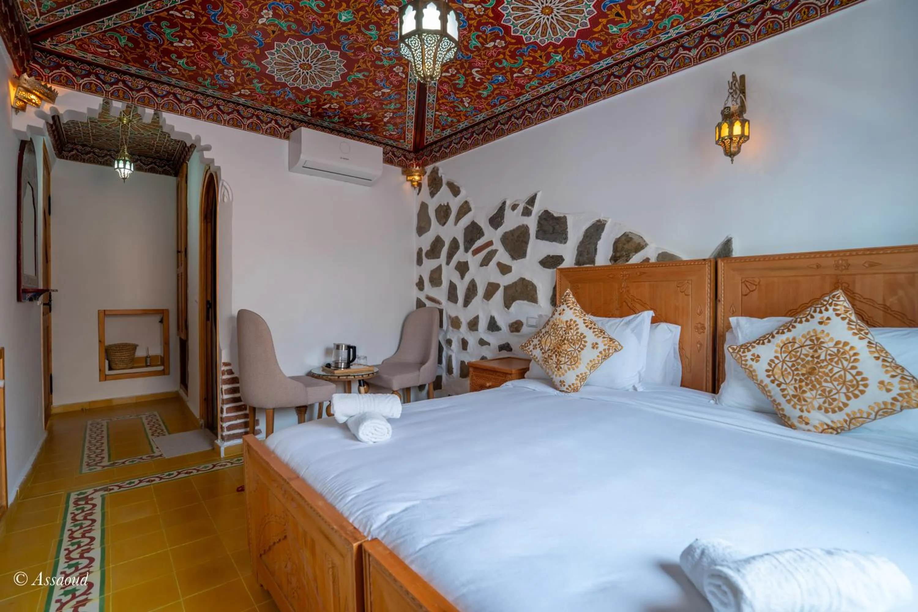 Bed in Riad ALHAMBRA