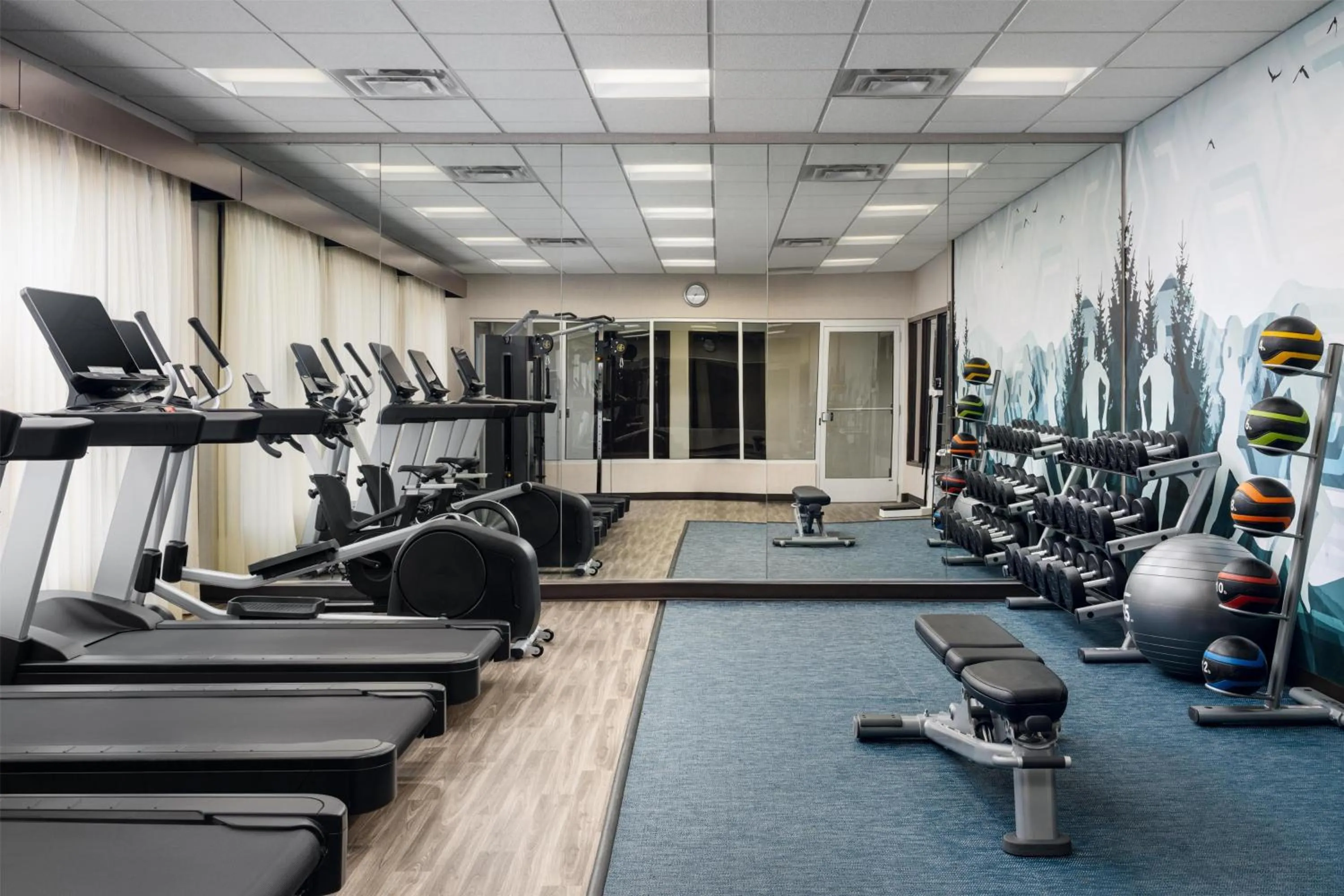 Fitness centre/facilities in Hyatt Place Canton