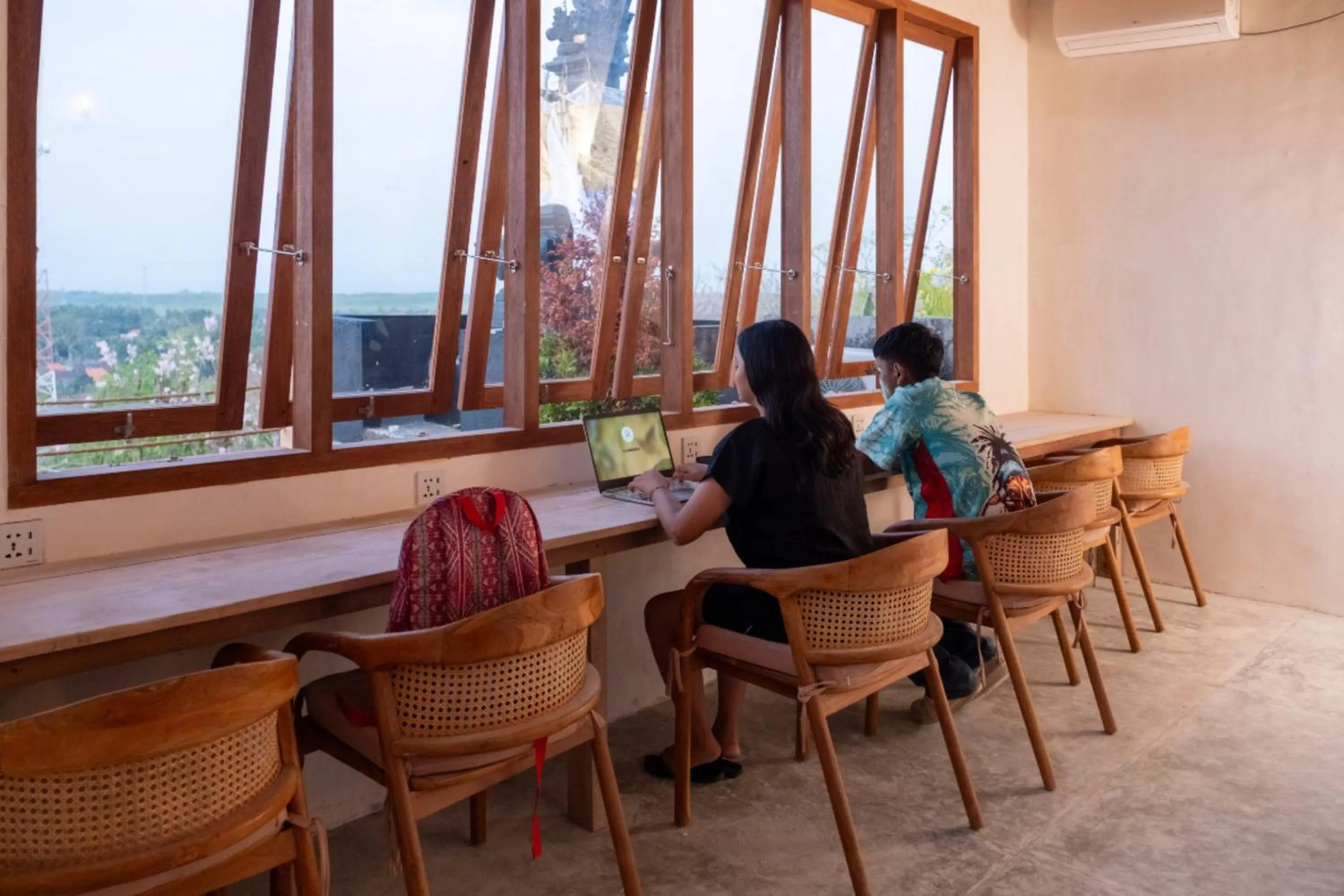 Seating area in Mad Monkey Nusa Lembongan