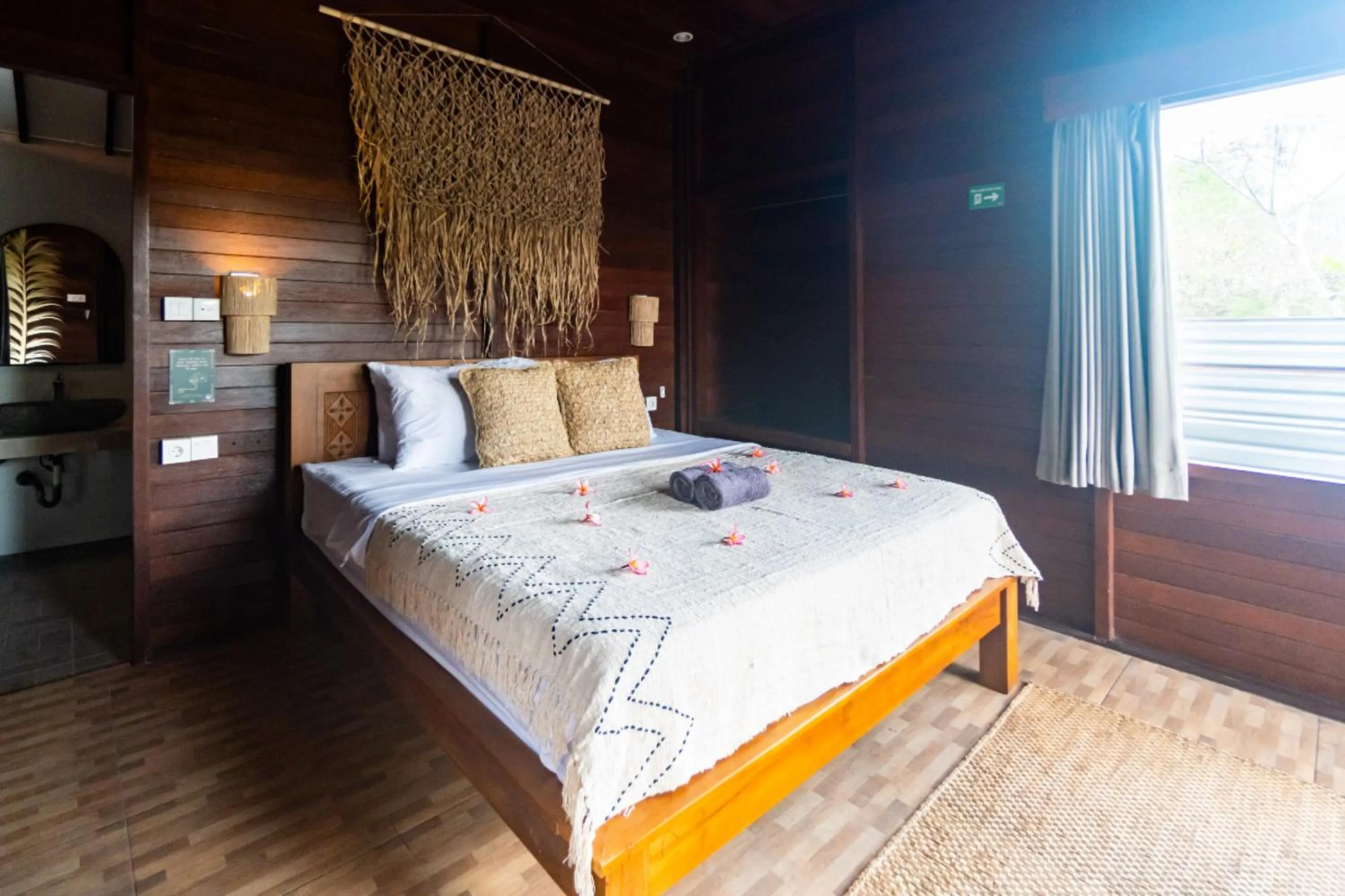 Bed in Mad Monkey Nusa Lembongan