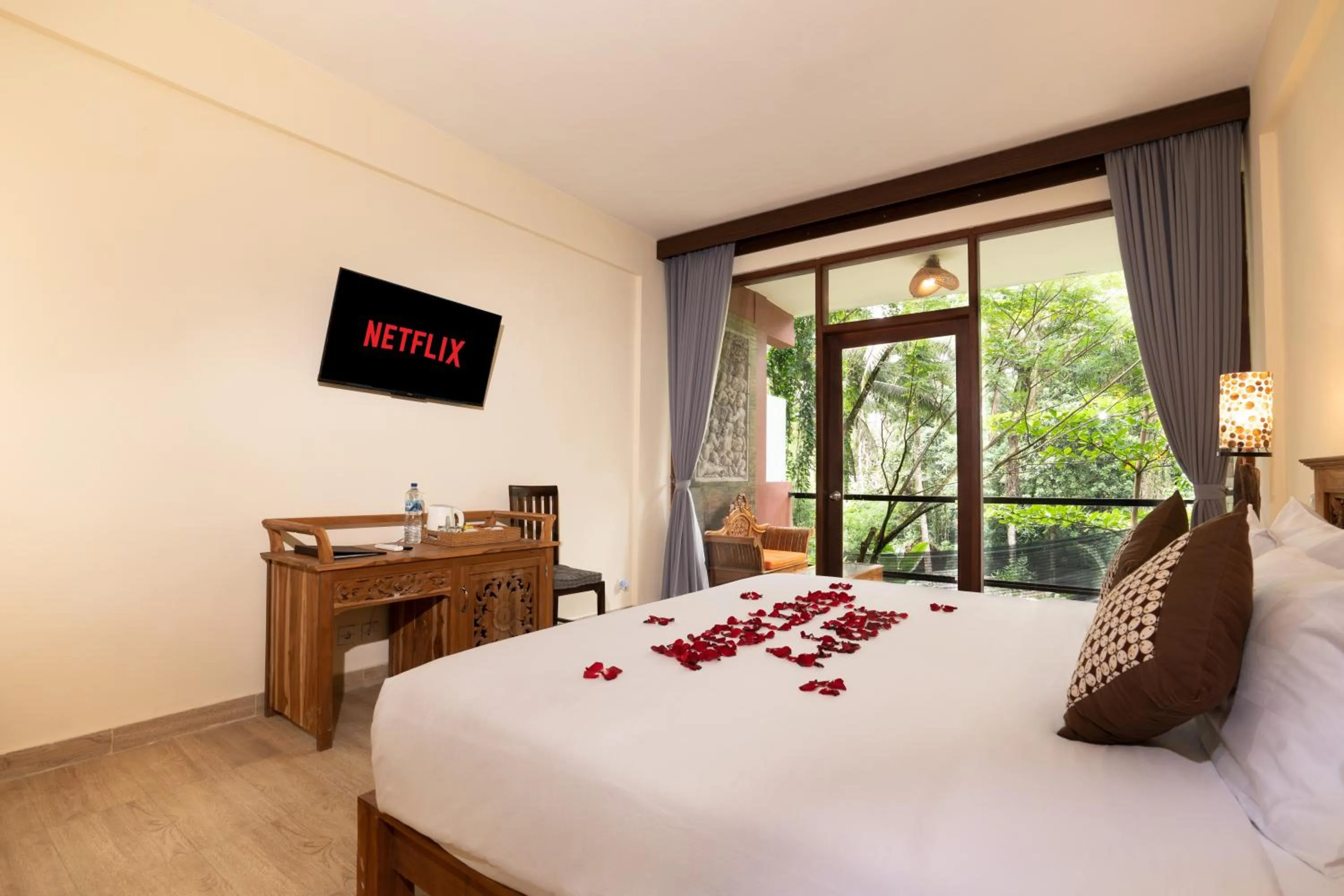 Bed in Umah Temuku Ubud