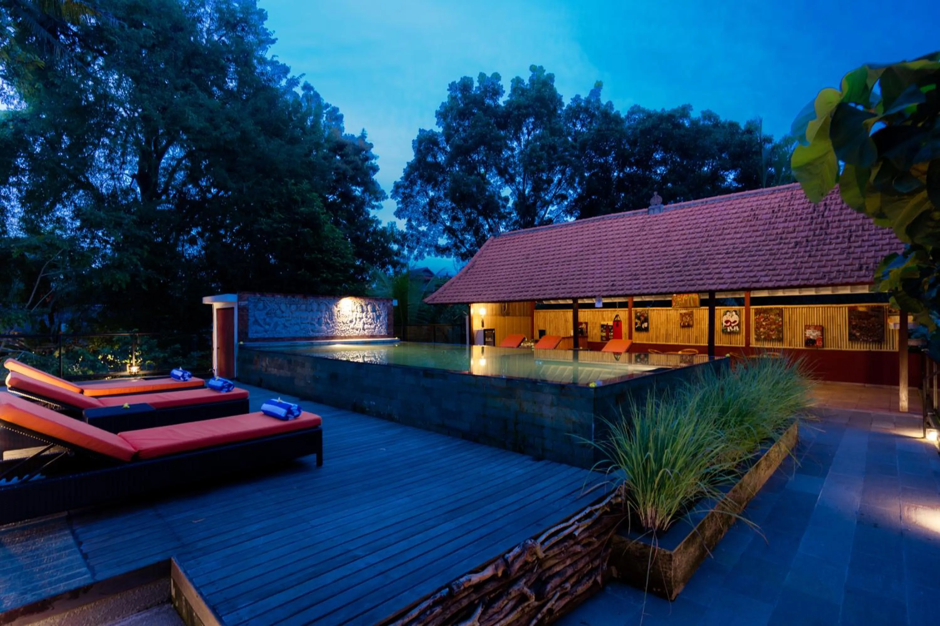 Pool view in Umah Temuku Ubud