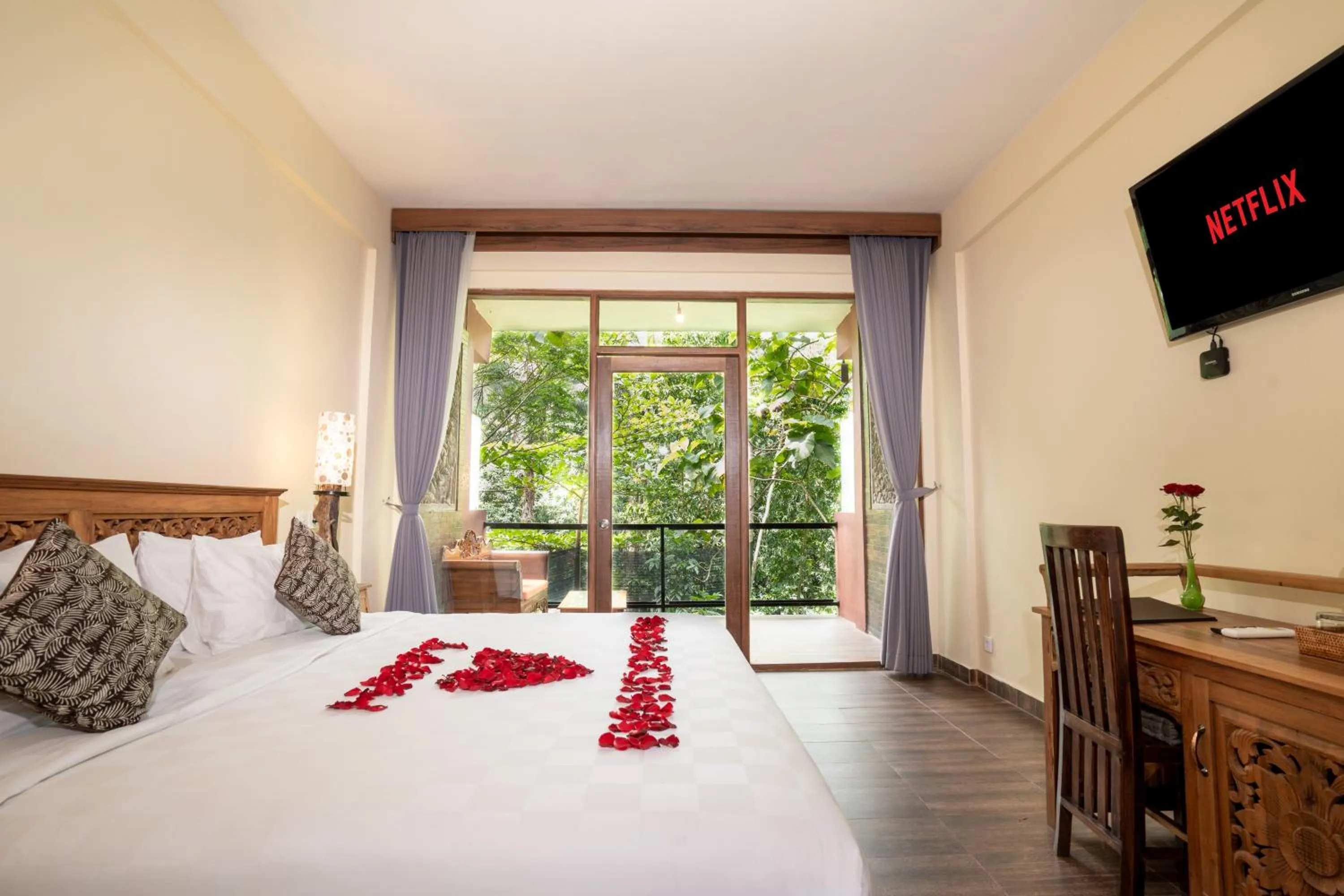 Bed in Umah Temuku Ubud