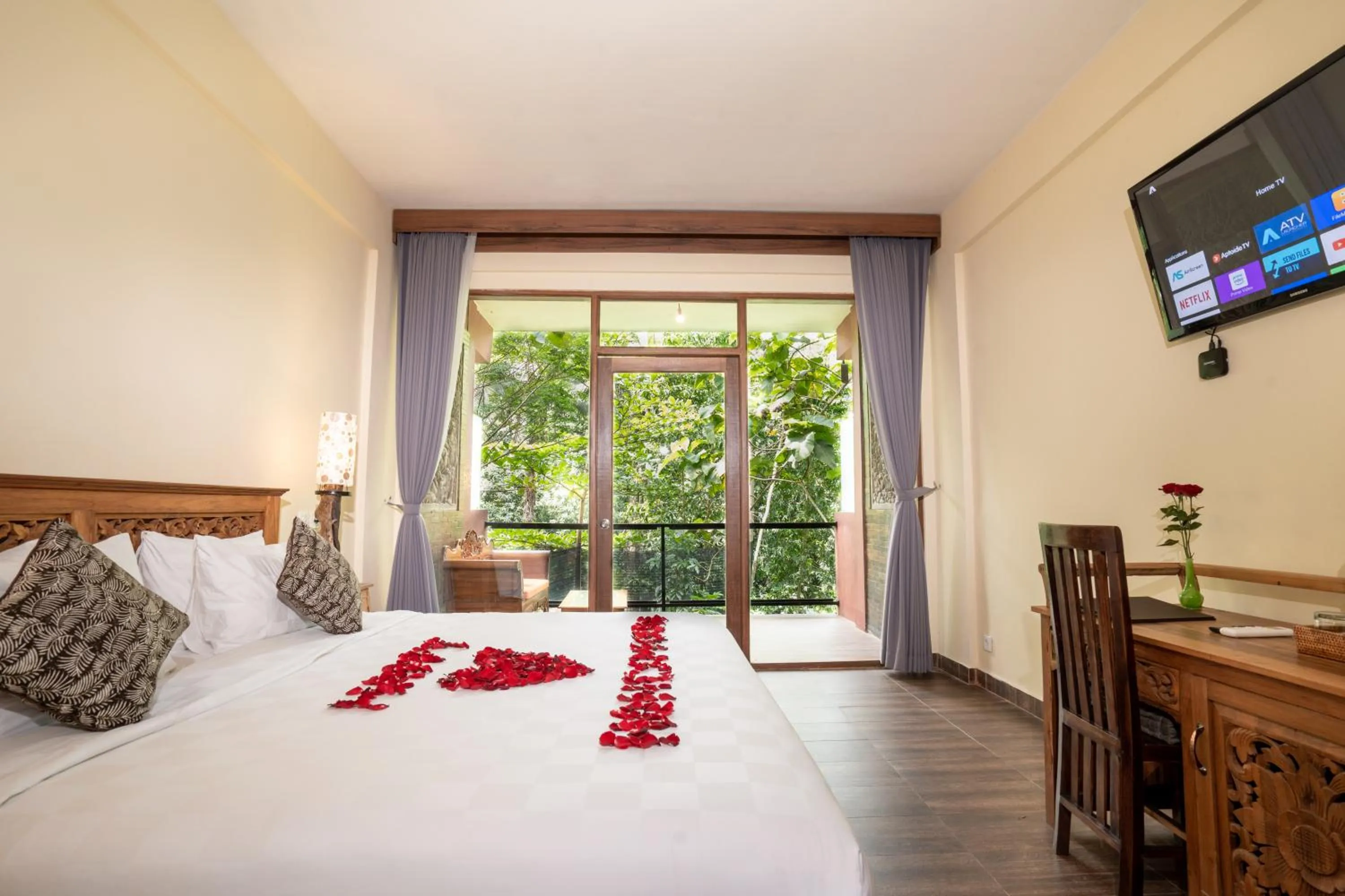 Bed in Umah Temuku Ubud