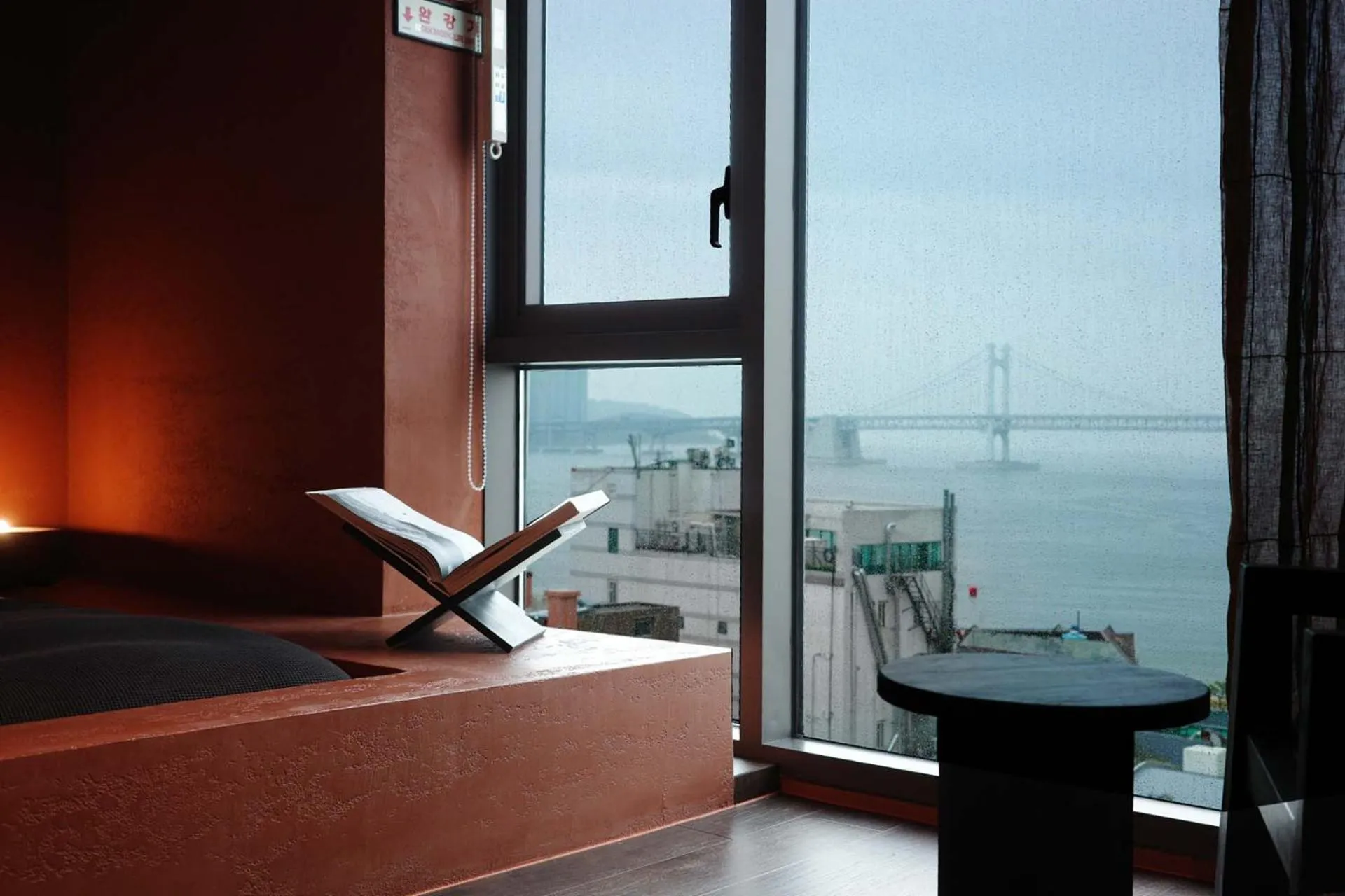 View (from property/room), Bed in After Chapter Hotel Gwanganri