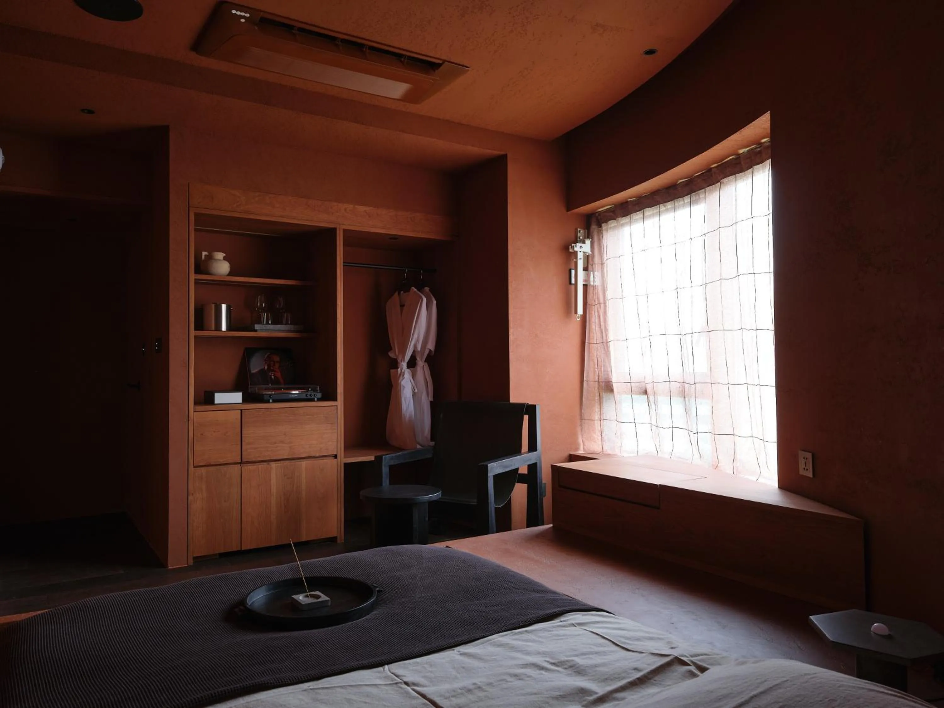 wardrobe, Bed in After Chapter Hotel Gwanganri