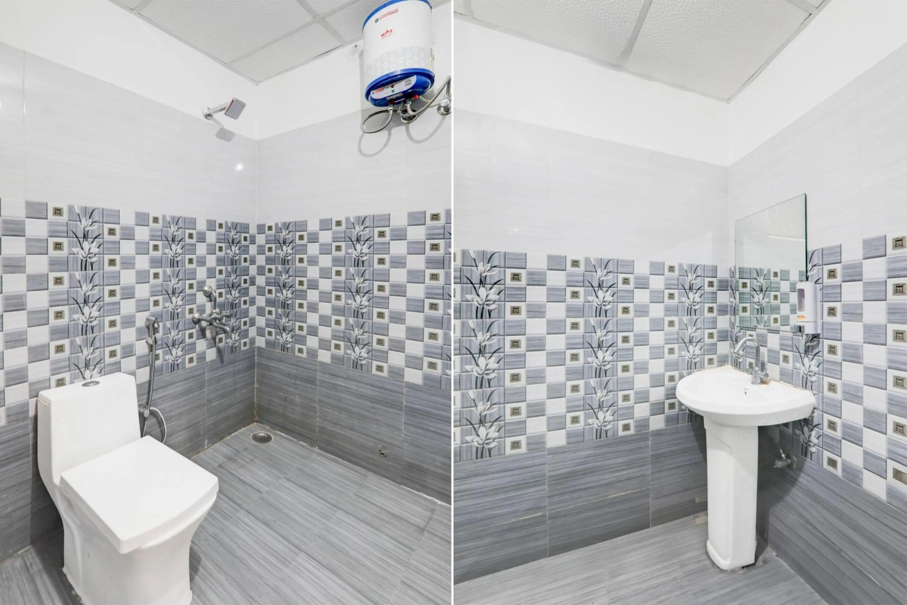 Bathroom in Super Hotel O BBD Lucknow Formerly 7th Heaven