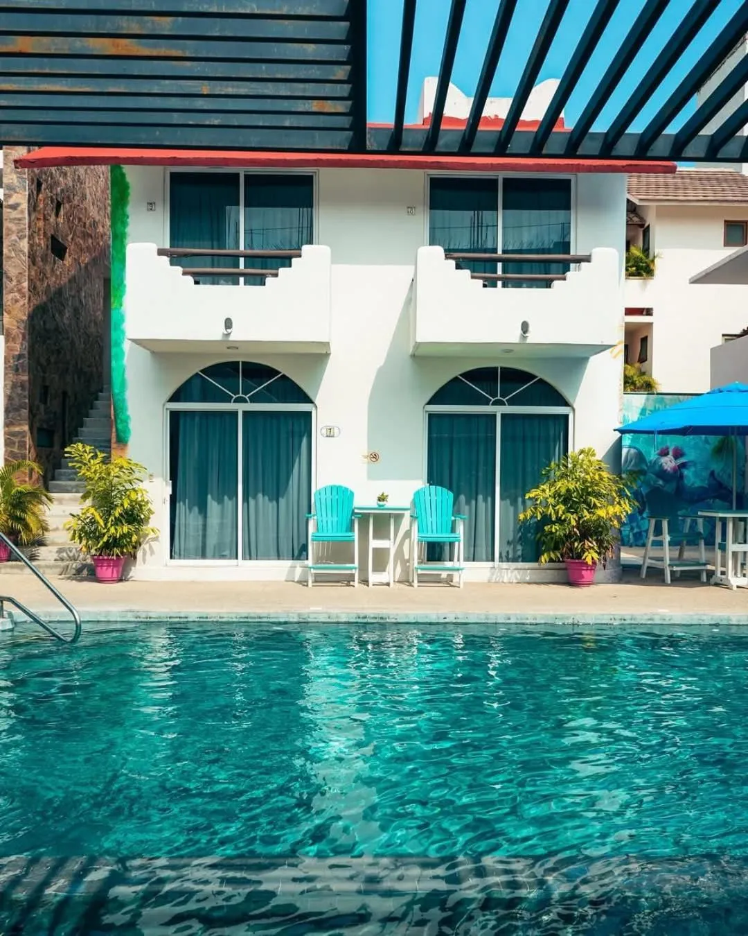 Swimming pool in Hotel Boutique Eden Costa