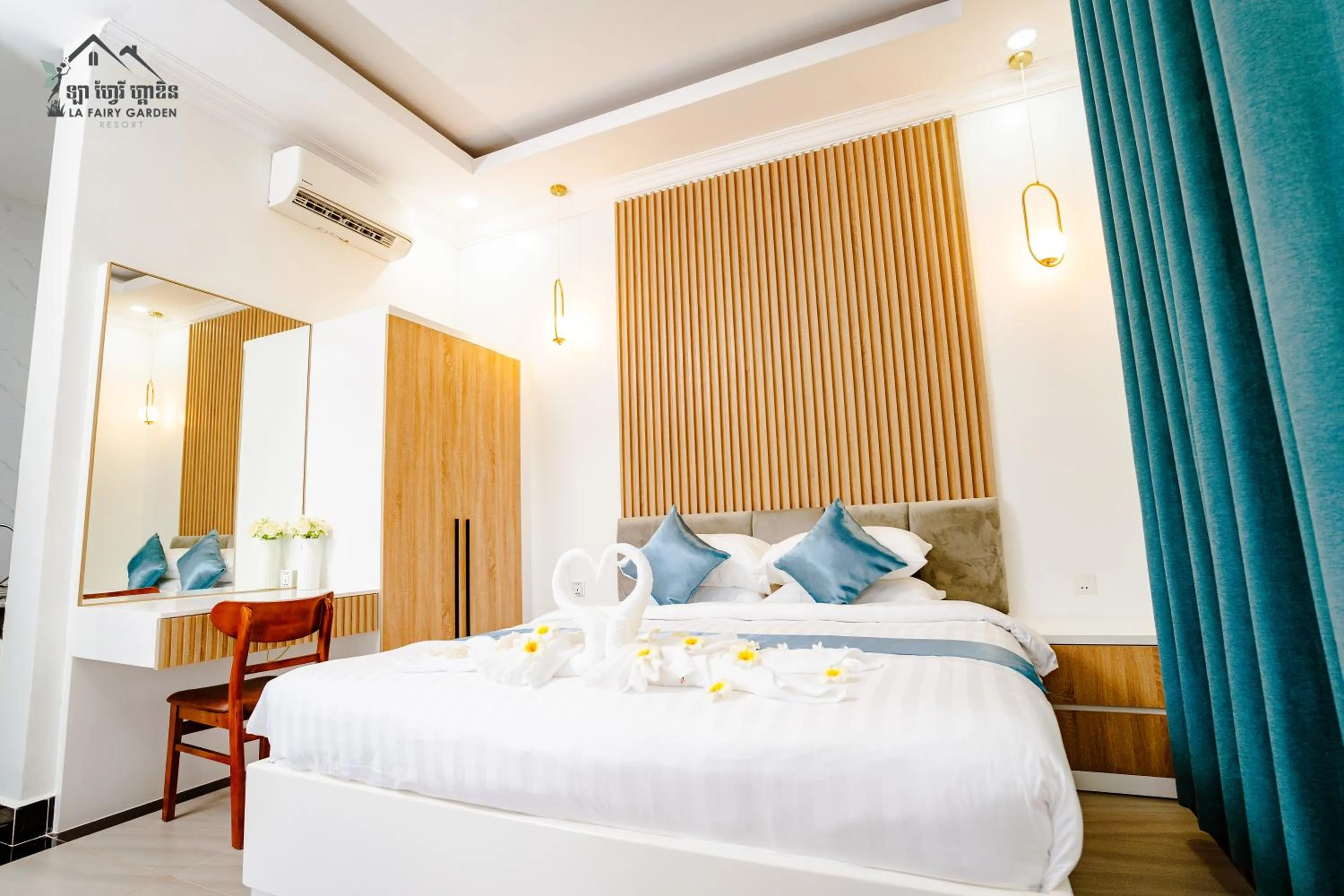 Bedroom, Bed in La Fairy Garden Resort