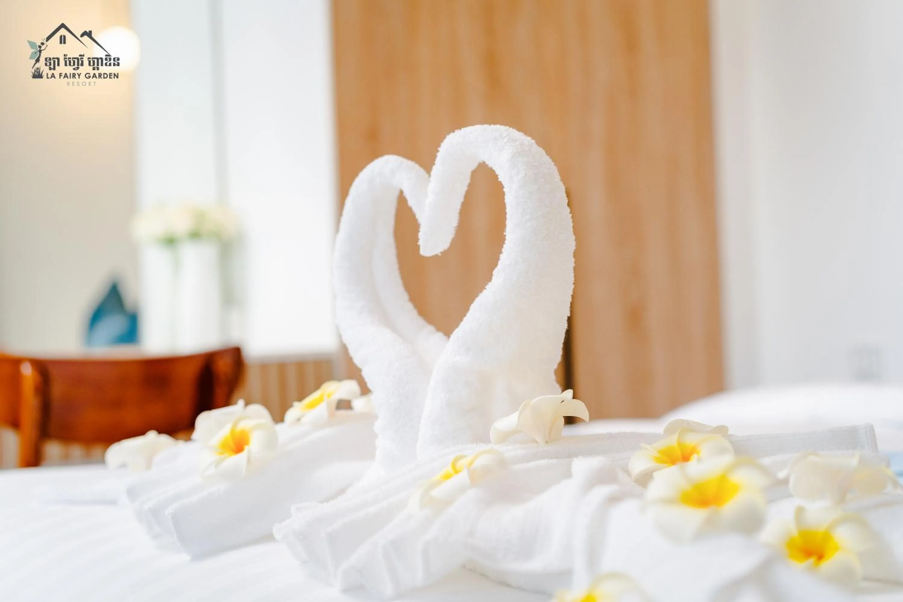 Decorative detail, Bed in La Fairy Garden Resort