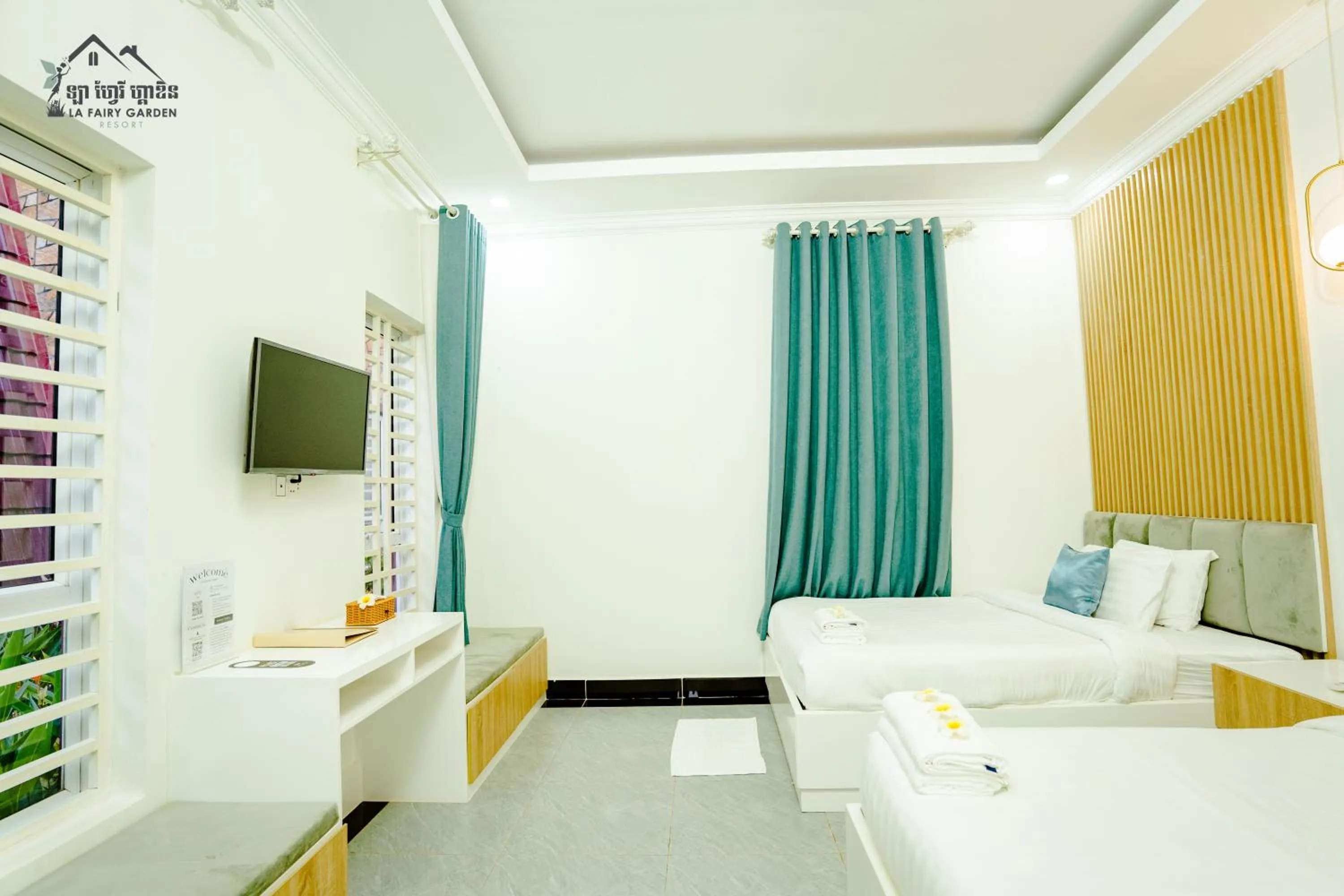 TV and multimedia, Bed in La Fairy Garden Resort