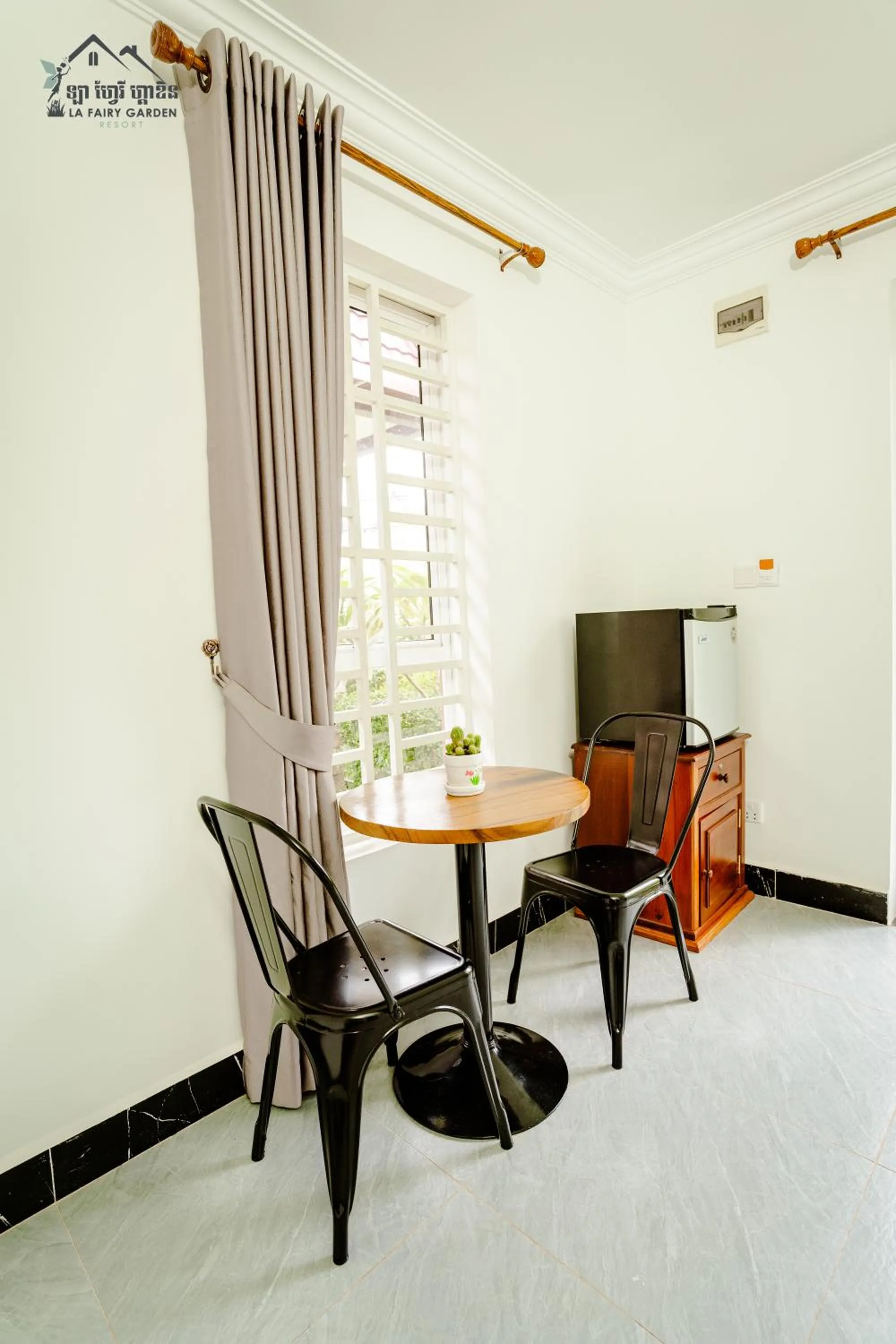 Seating area in La Fairy Garden Resort