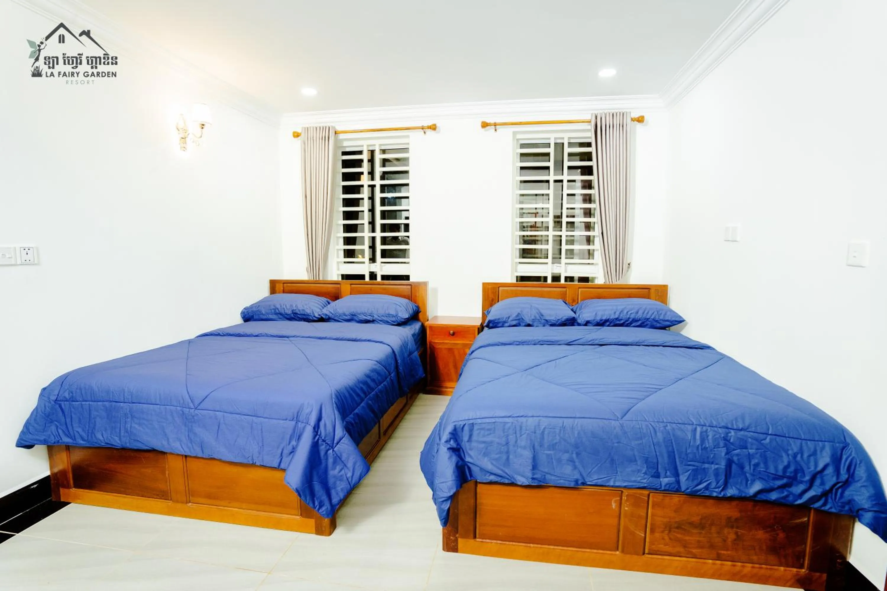 Bed in La Fairy Garden Resort