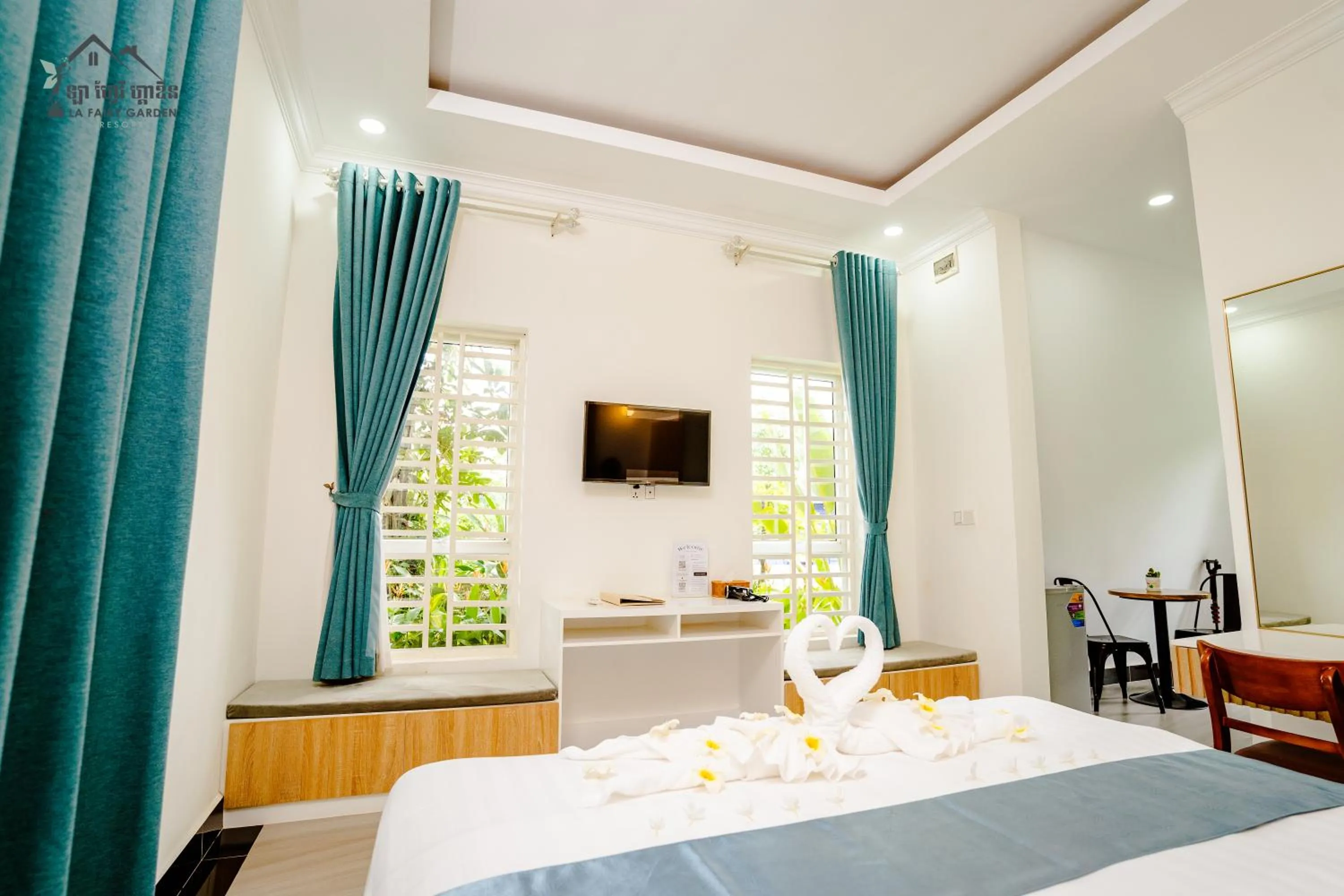 Bedroom, Bed in La Fairy Garden Resort