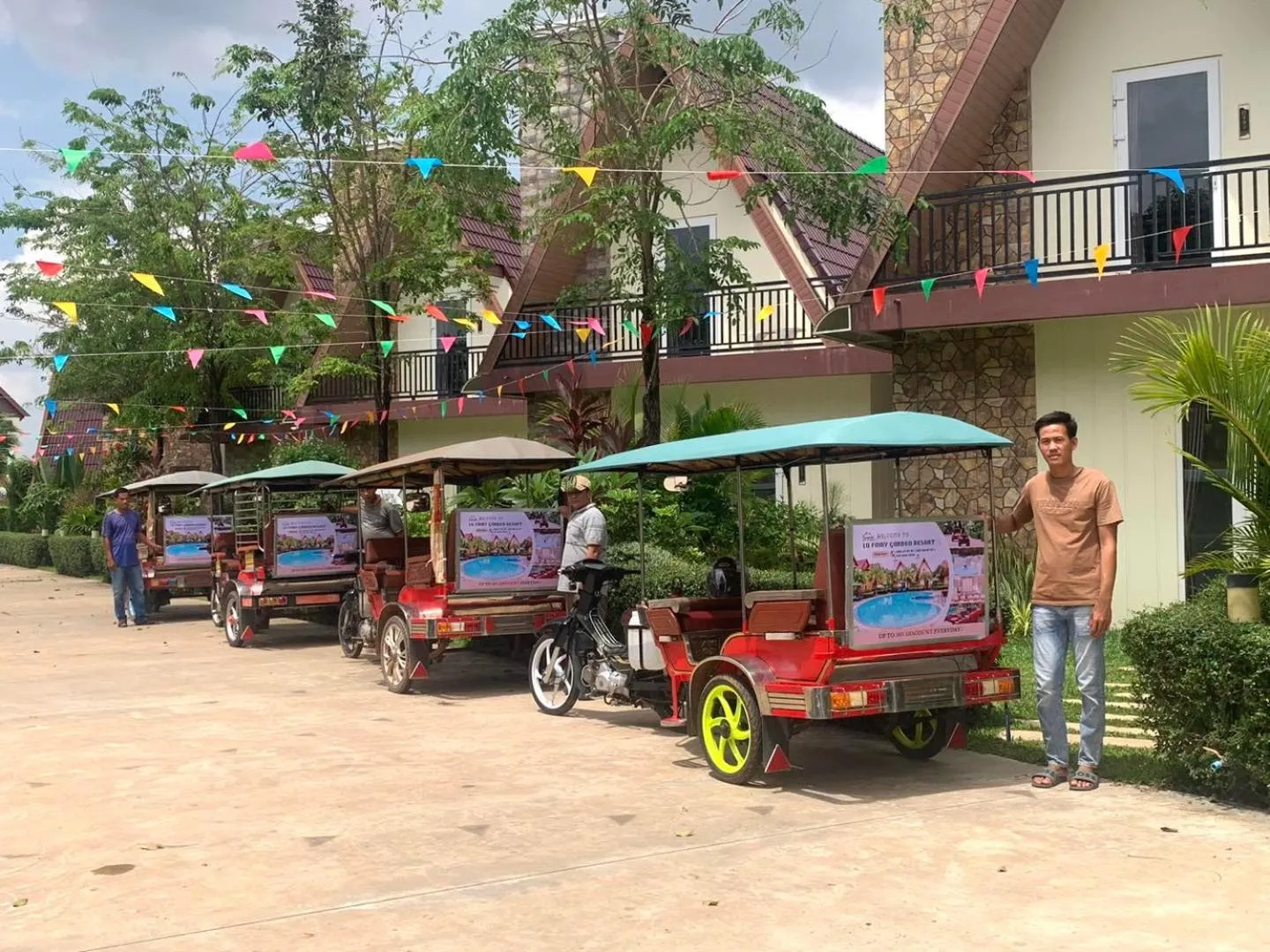 shuttle in La Fairy Garden Resort