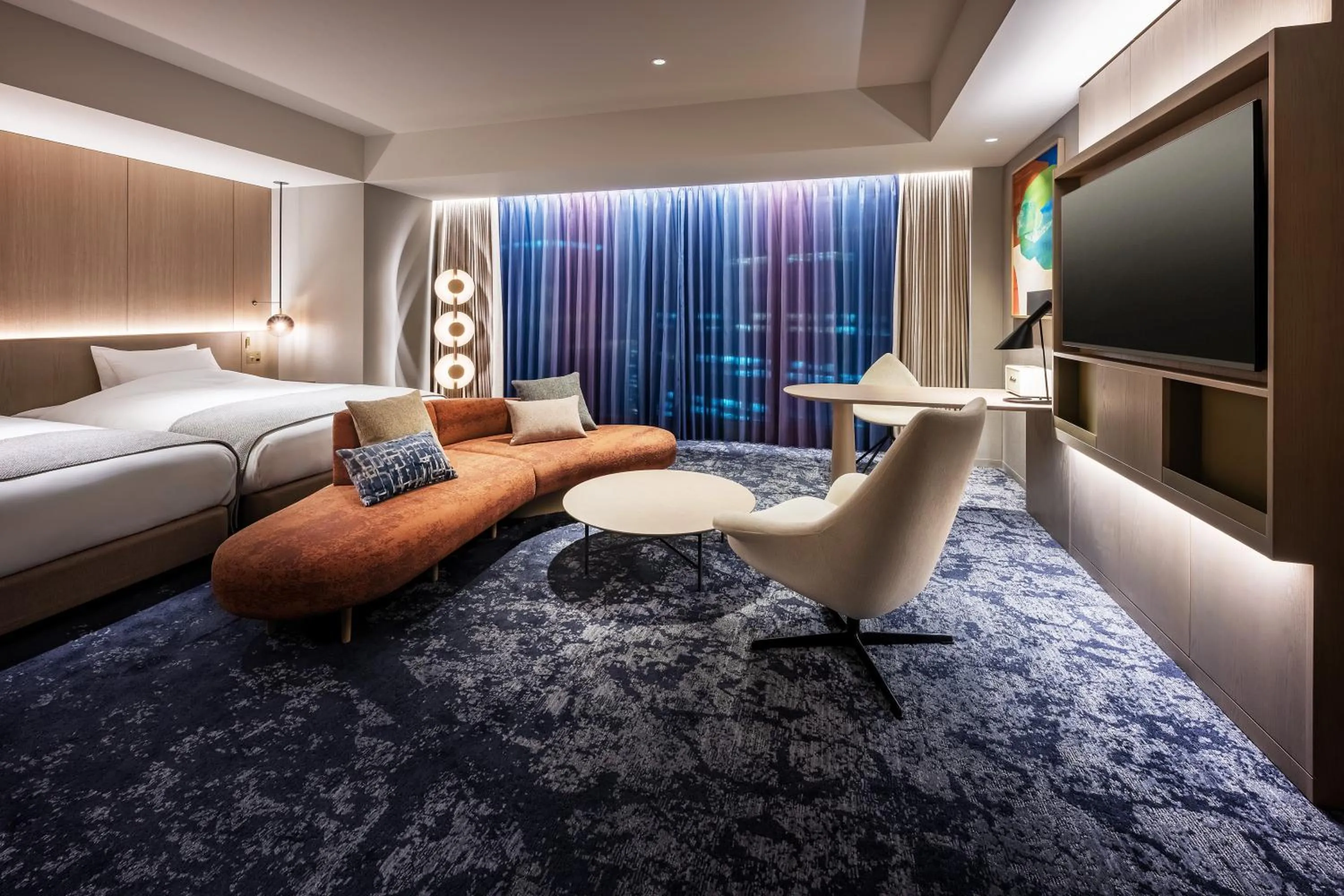 Photo of the whole room, Bed in Hotel Hankyu GRAN RESPIRE OSAKA