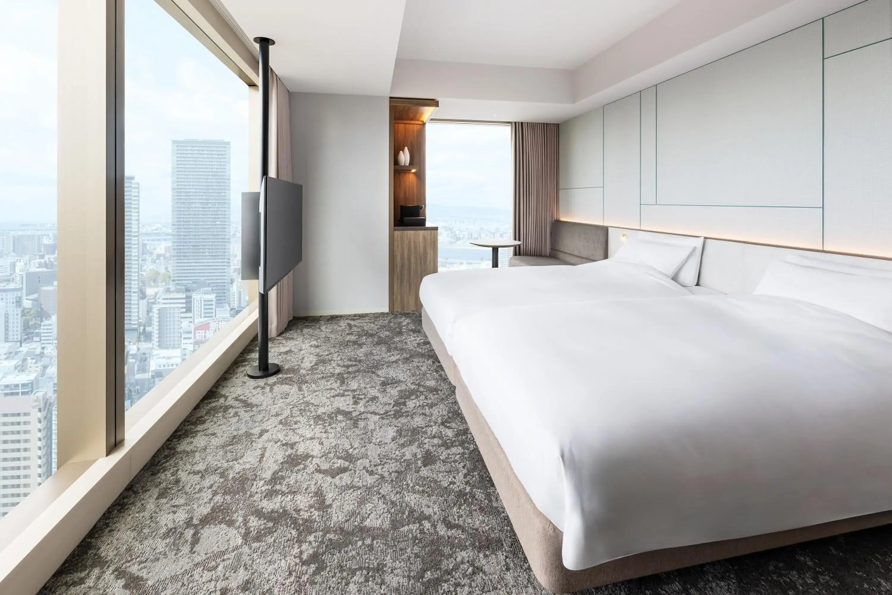 Corner Twin Room in Hotel Hankyu GRAN RESPIRE OSAKA Corner Twin Room in Hotel Hankyu GRAN RESPIRE OSAKA