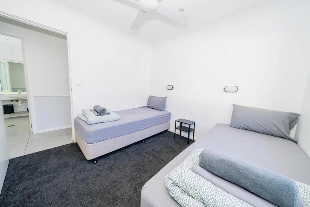 Bed in Del Rio Riverside Resort