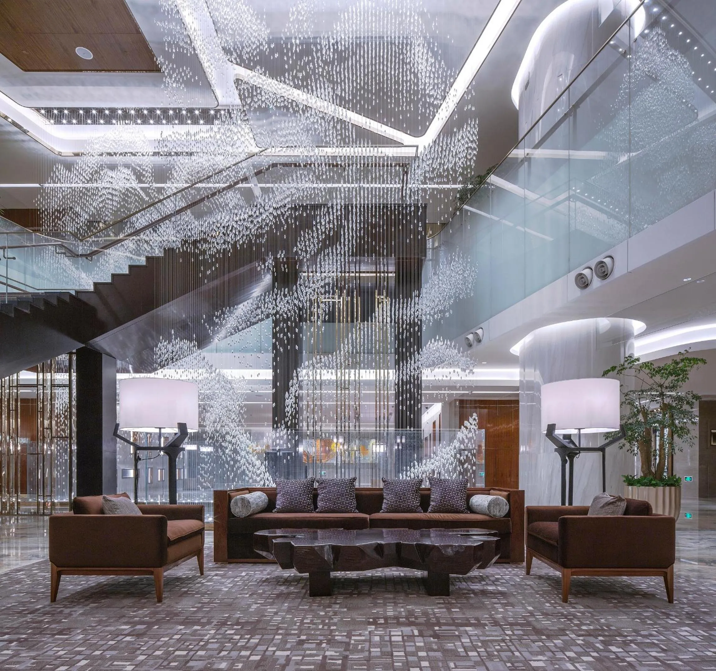 Lobby or reception in Sunrise Kempinski Hotel Beijing