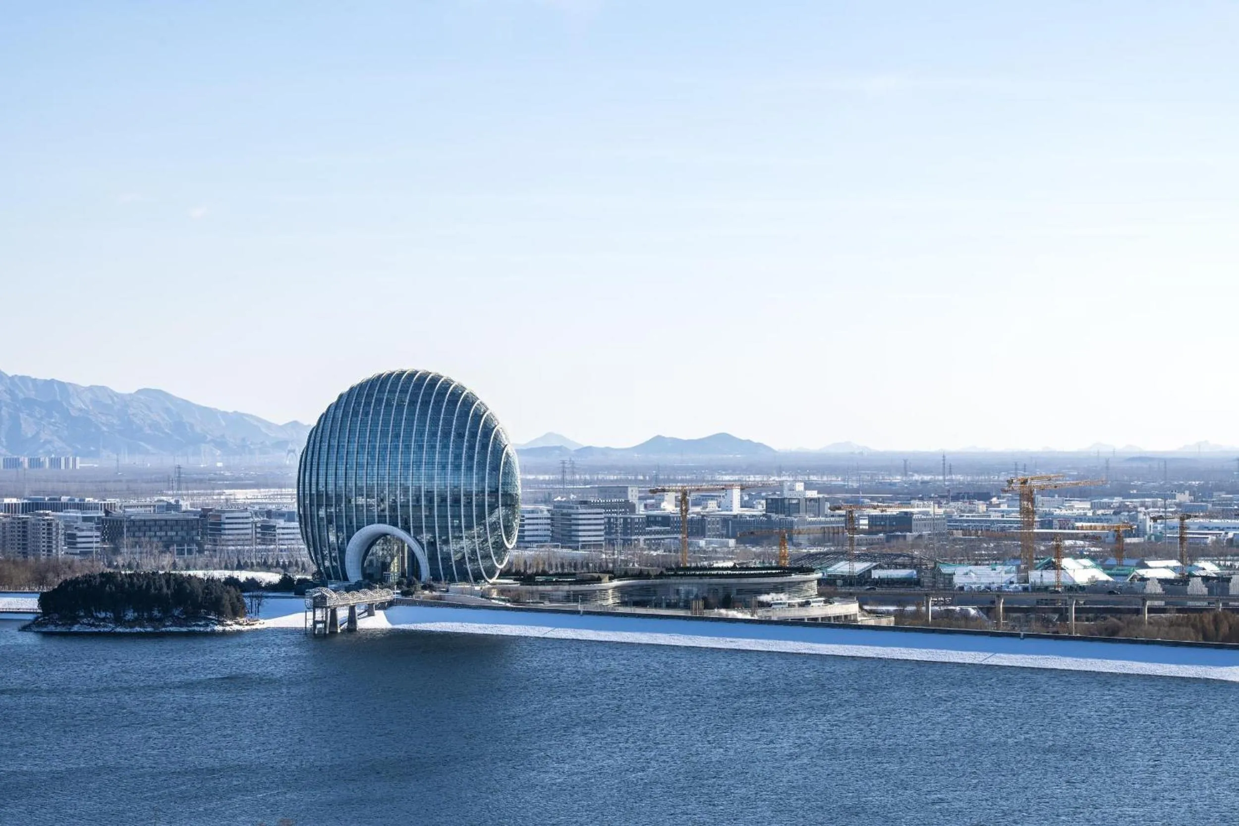 Property building in Sunrise Kempinski Hotel Beijing