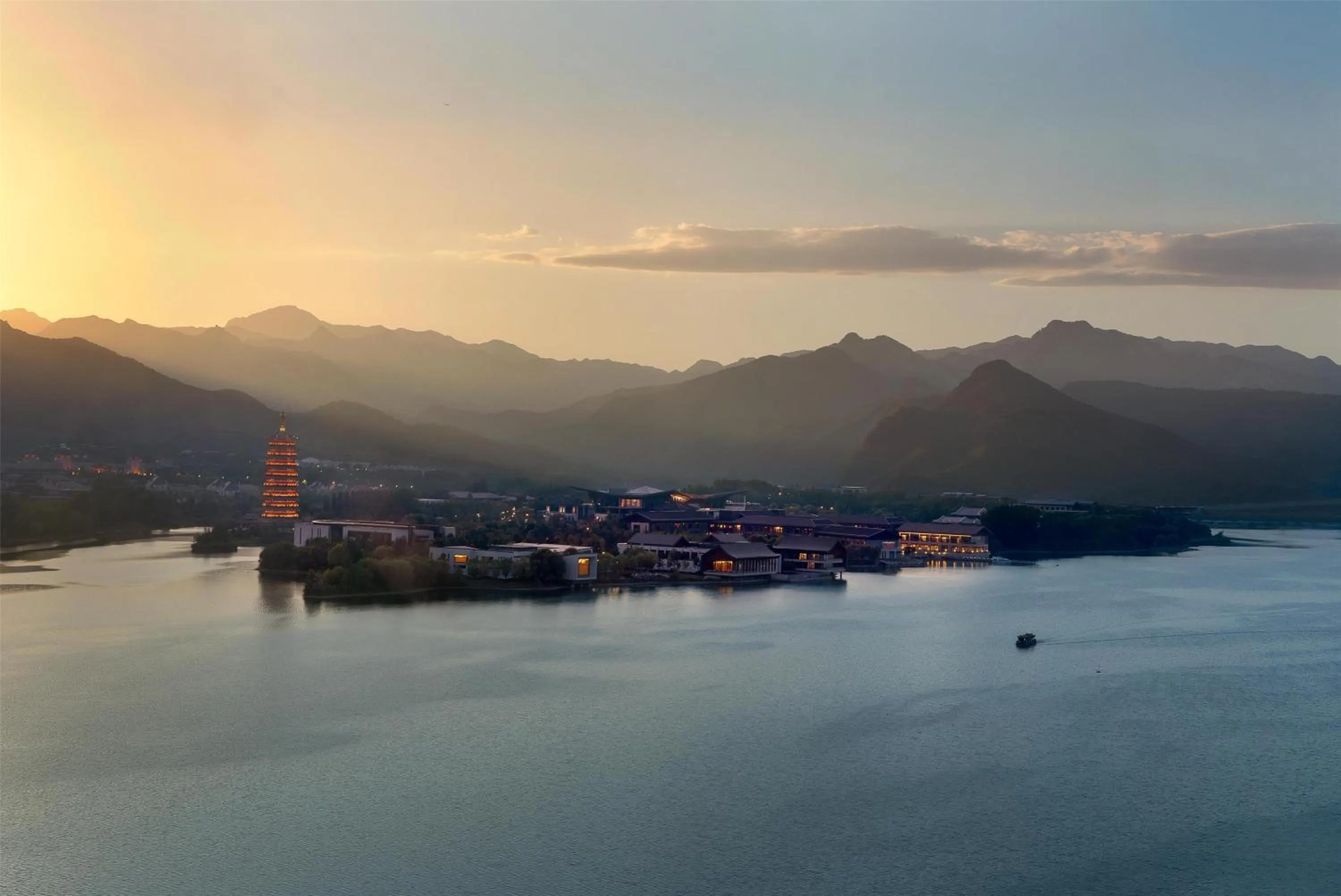 Property building in Yanqi Hotel, Managed by Kempinski