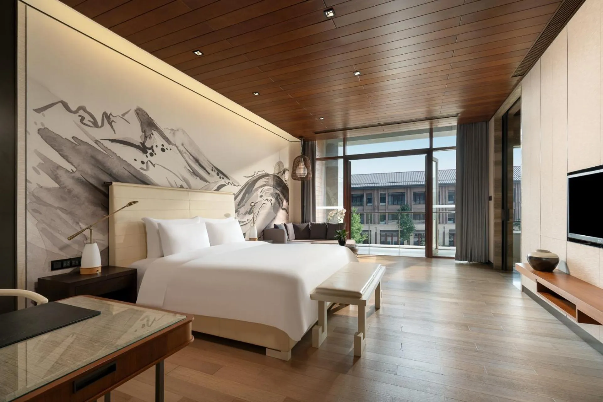 Bed in Yanqi Hotel, Managed by Kempinski