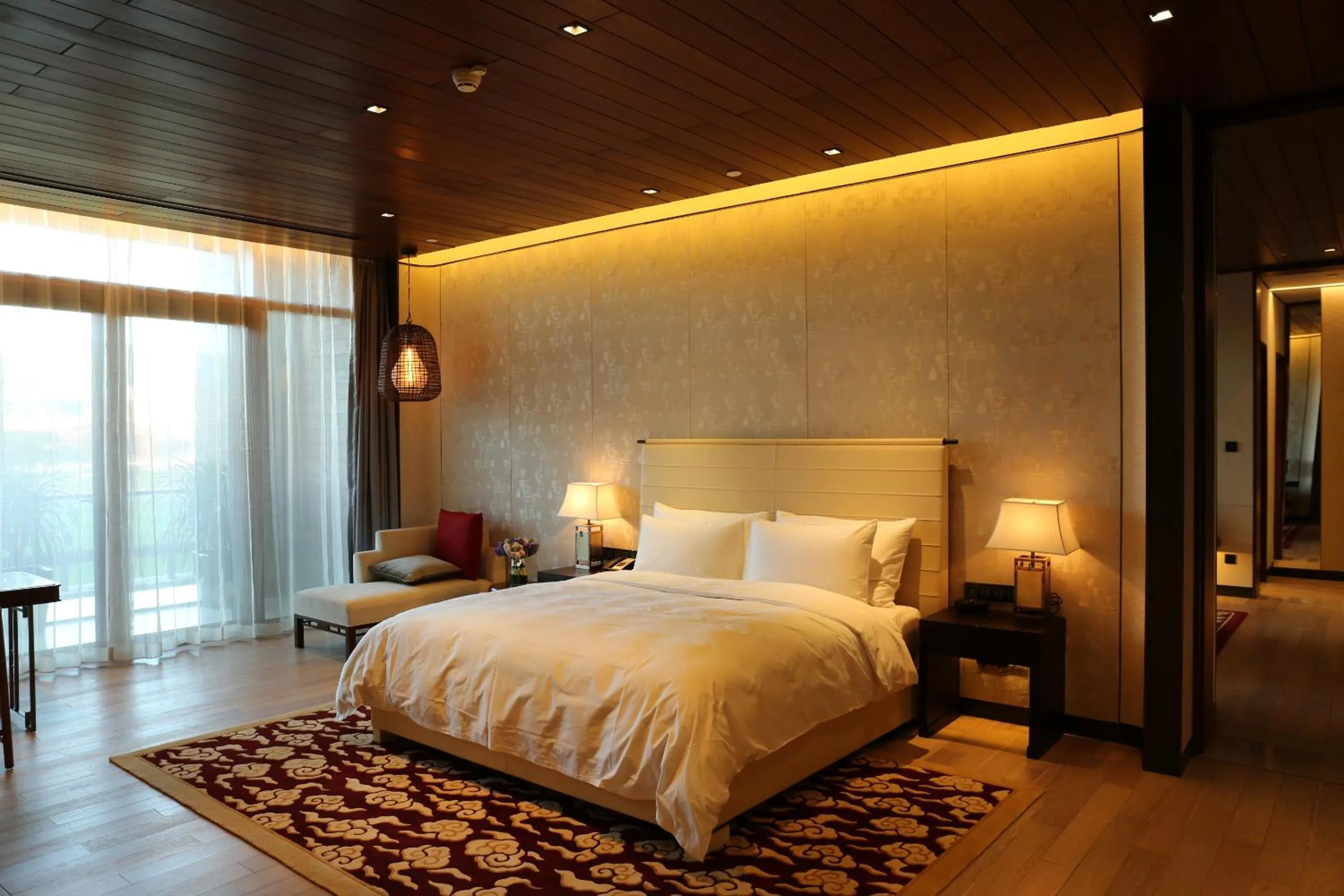 Bedroom, Bed in Yanqi Hotel, Managed by Kempinski