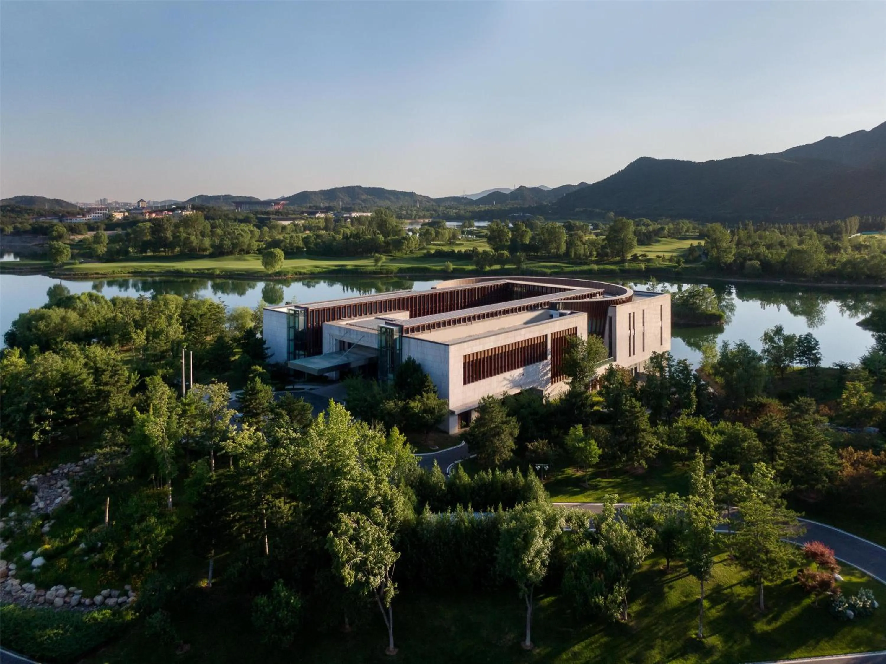Property building in Yanqi Hotel, Managed by Kempinski