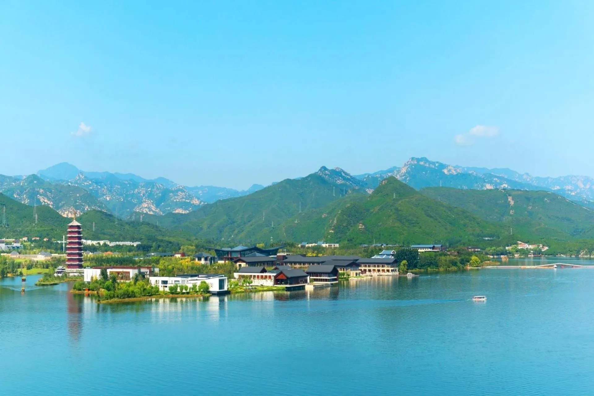 Property building in Yanqi Hotel, Managed by Kempinski