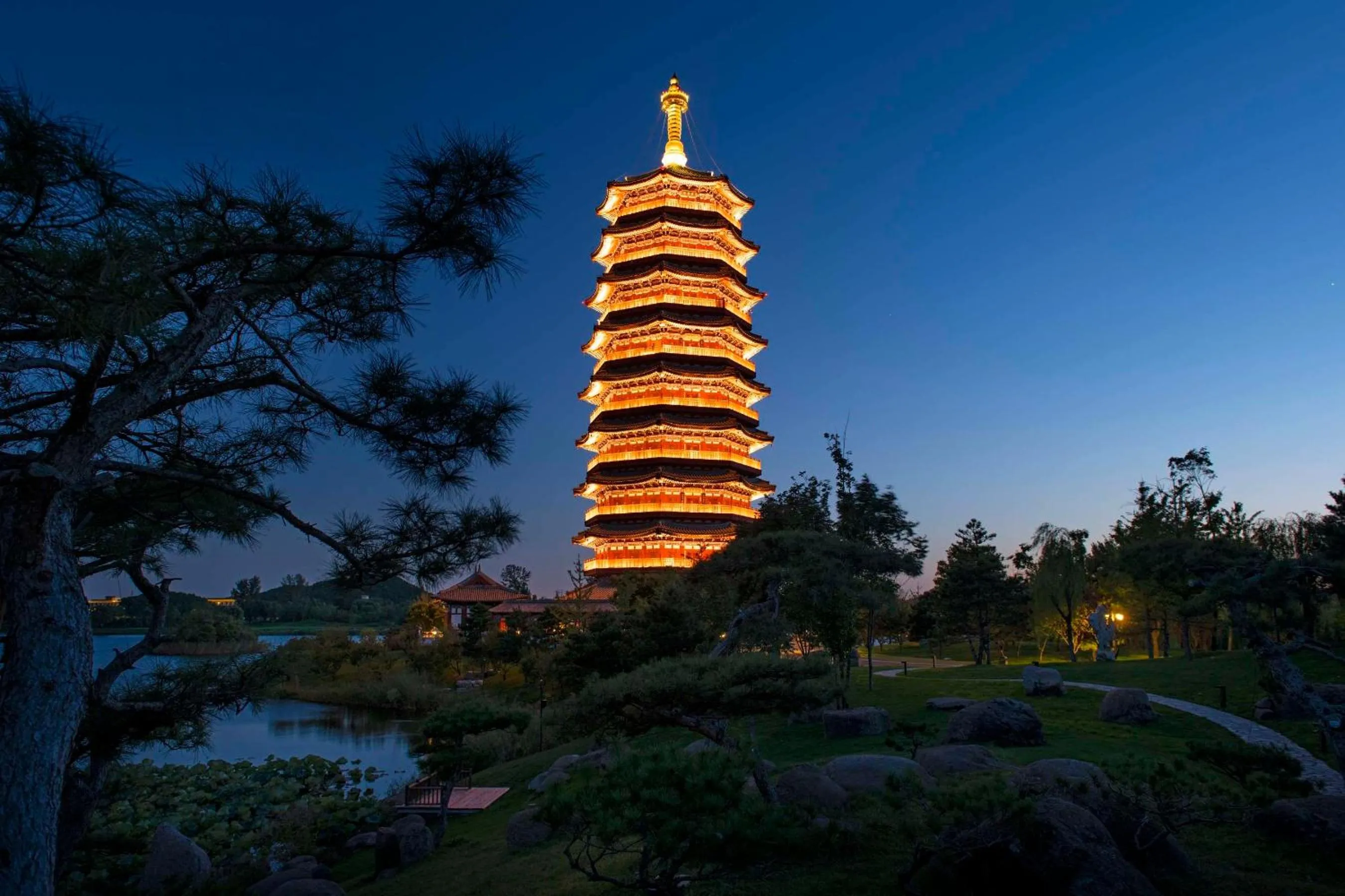 Property building in Yanqi Hotel, Managed by Kempinski