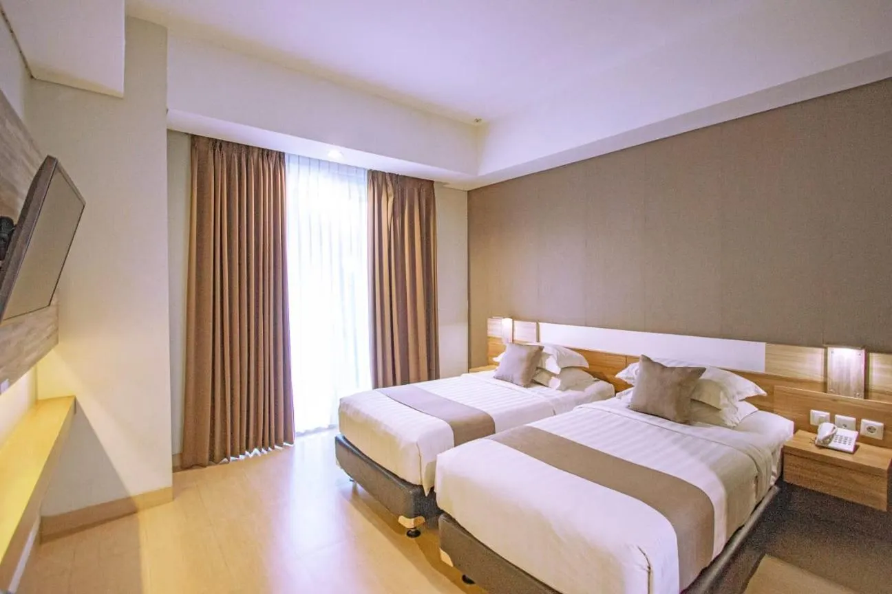 Bed in Hotel FortunaGrande Seturan Yogyakarta