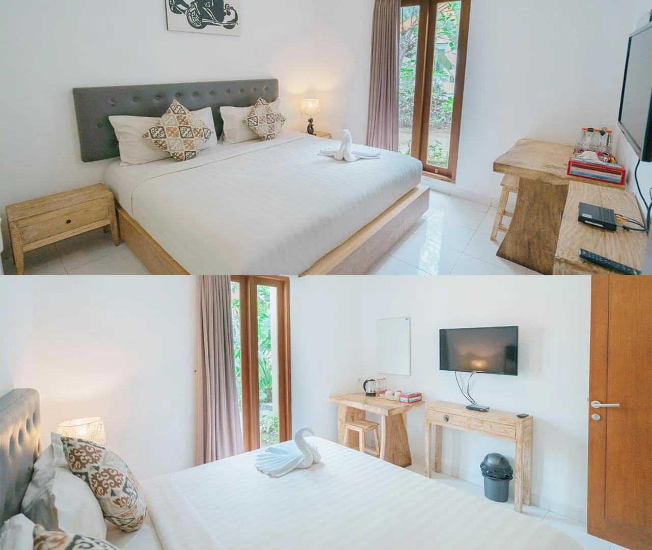 Bed in Odika Lovina Villas