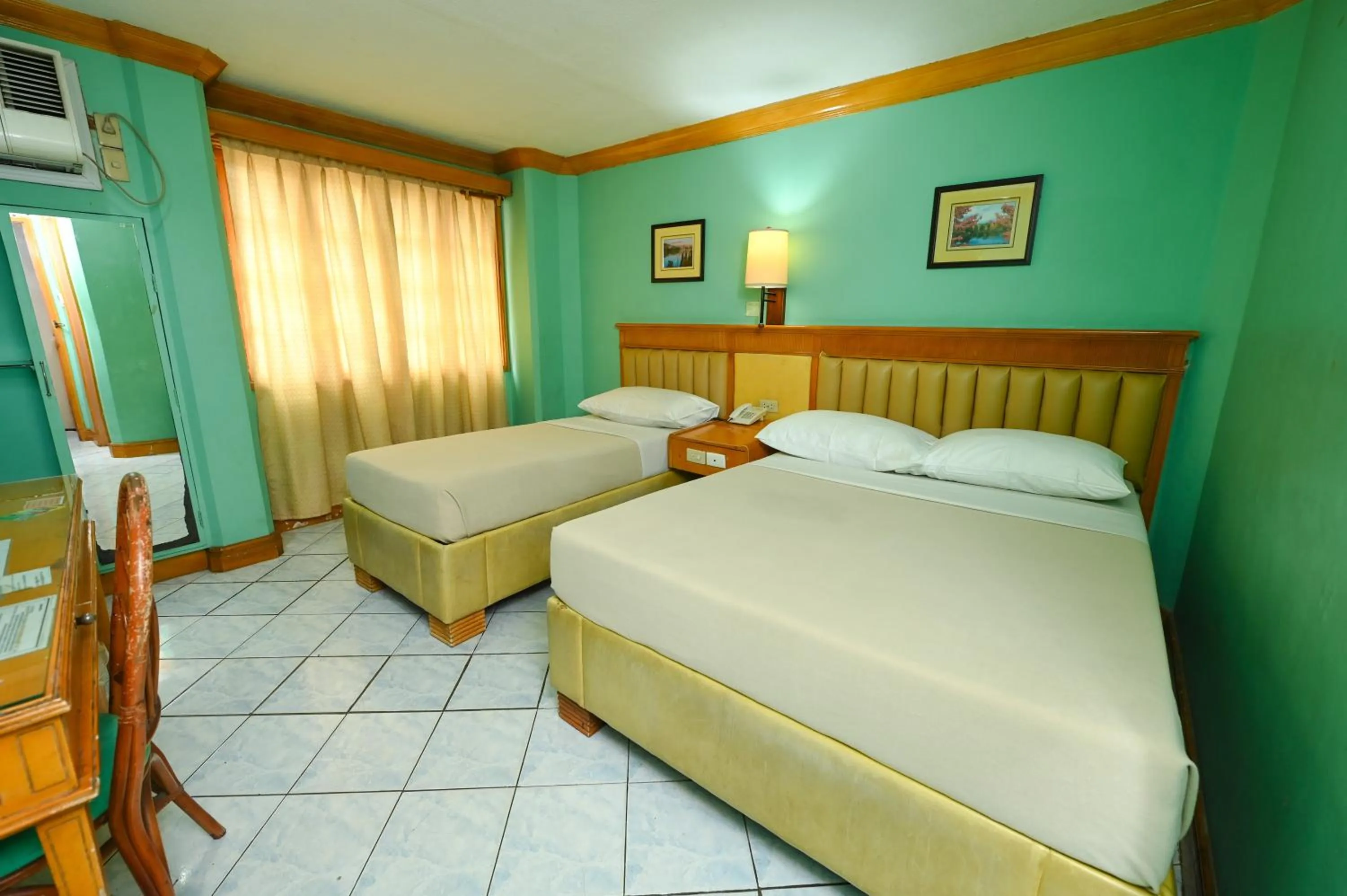 Bed in Nature's Pensionne House