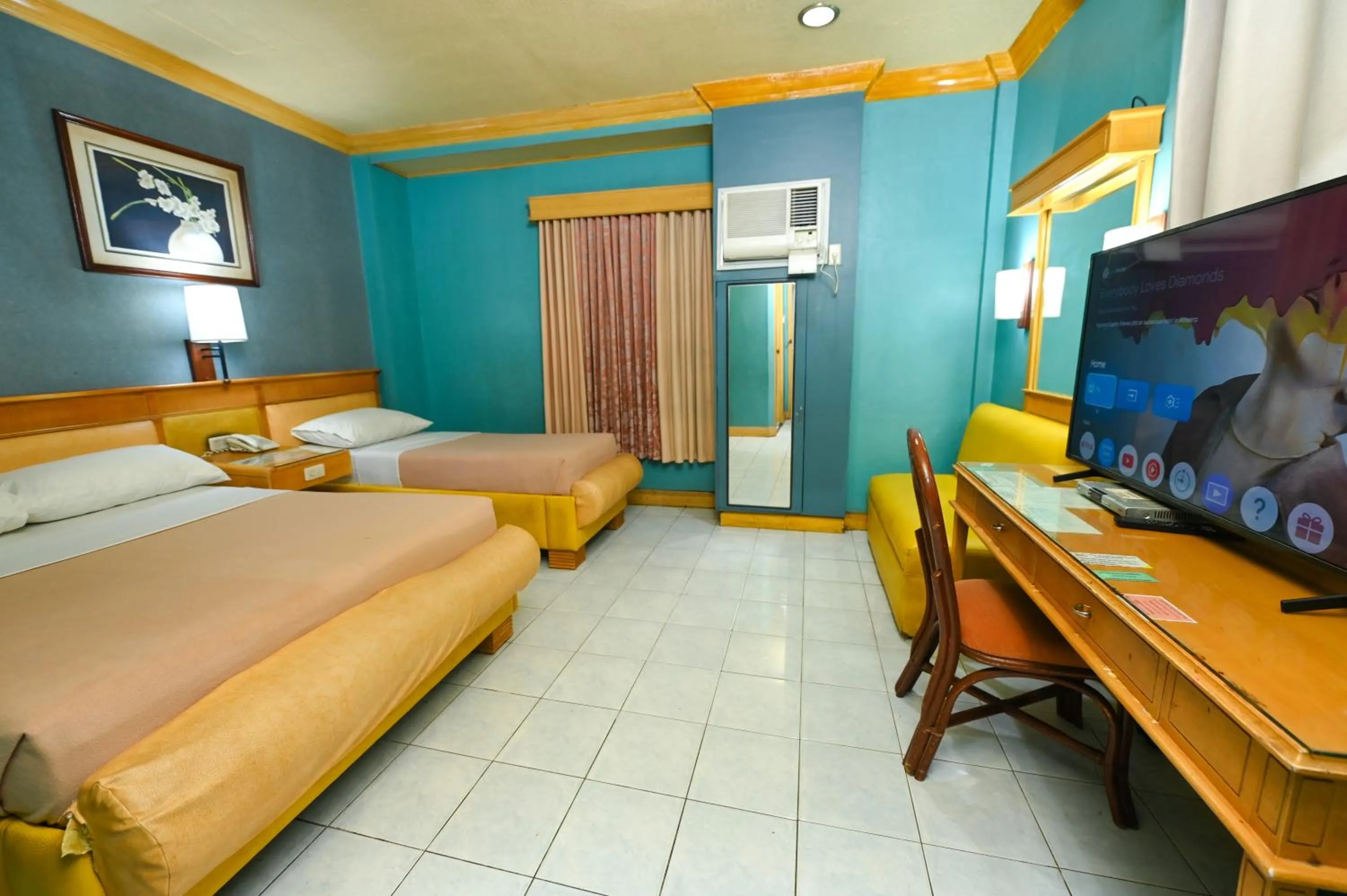 Bed in Nature's Pensionne House