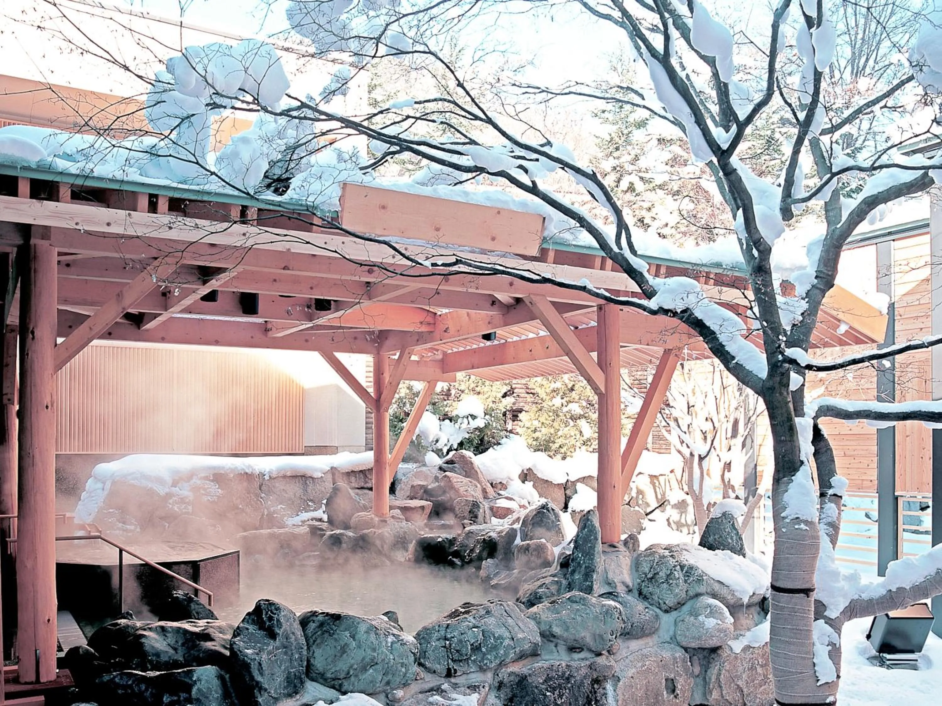 Open Air Bath in HanaMOMIJI