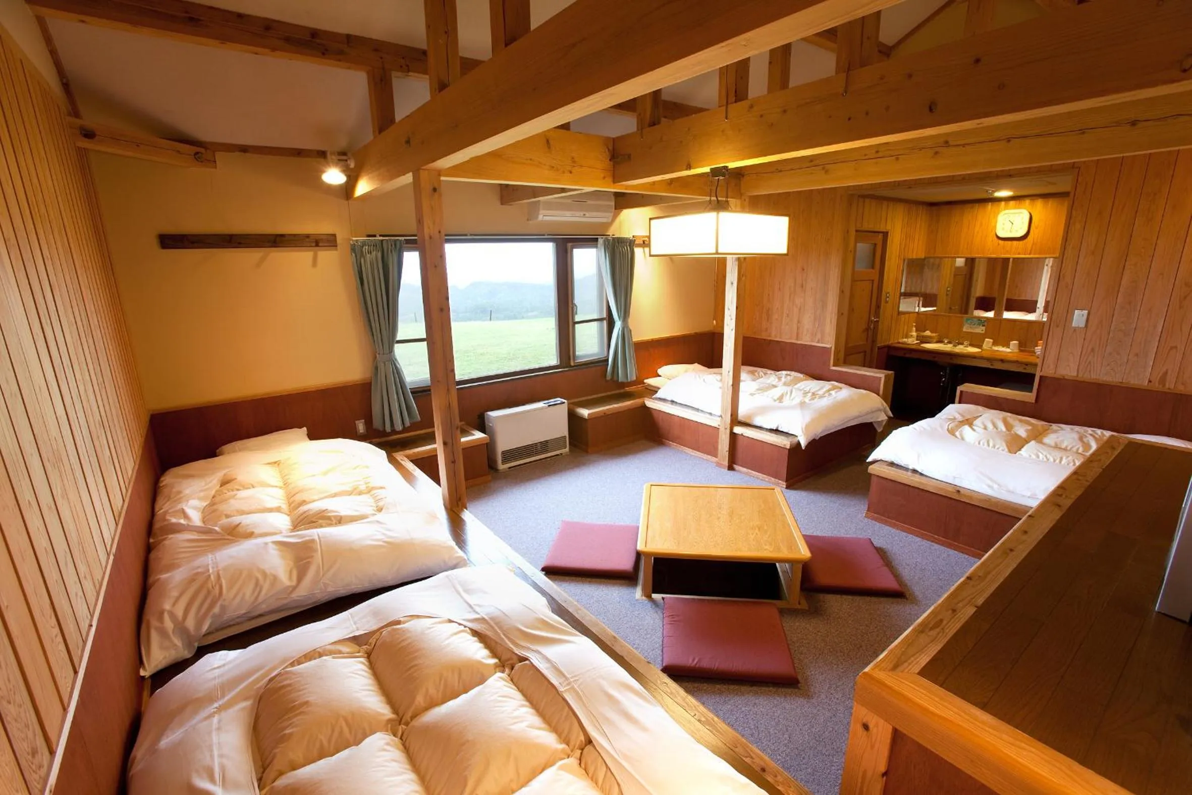 Photo of the whole room, Bed in Kuju Kogen Cottage
