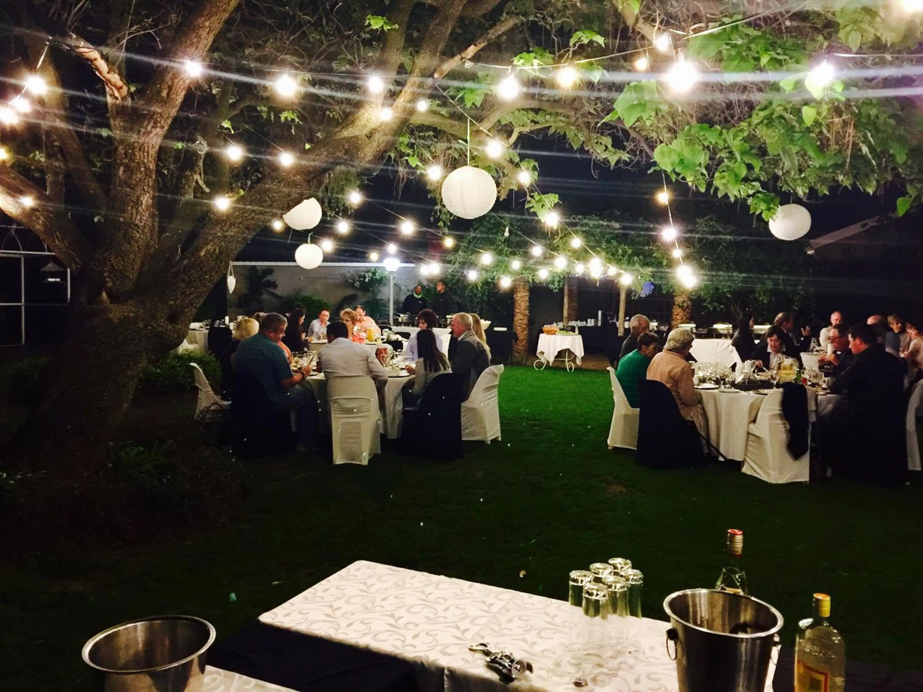 Dinner in Waterkloof Guest House