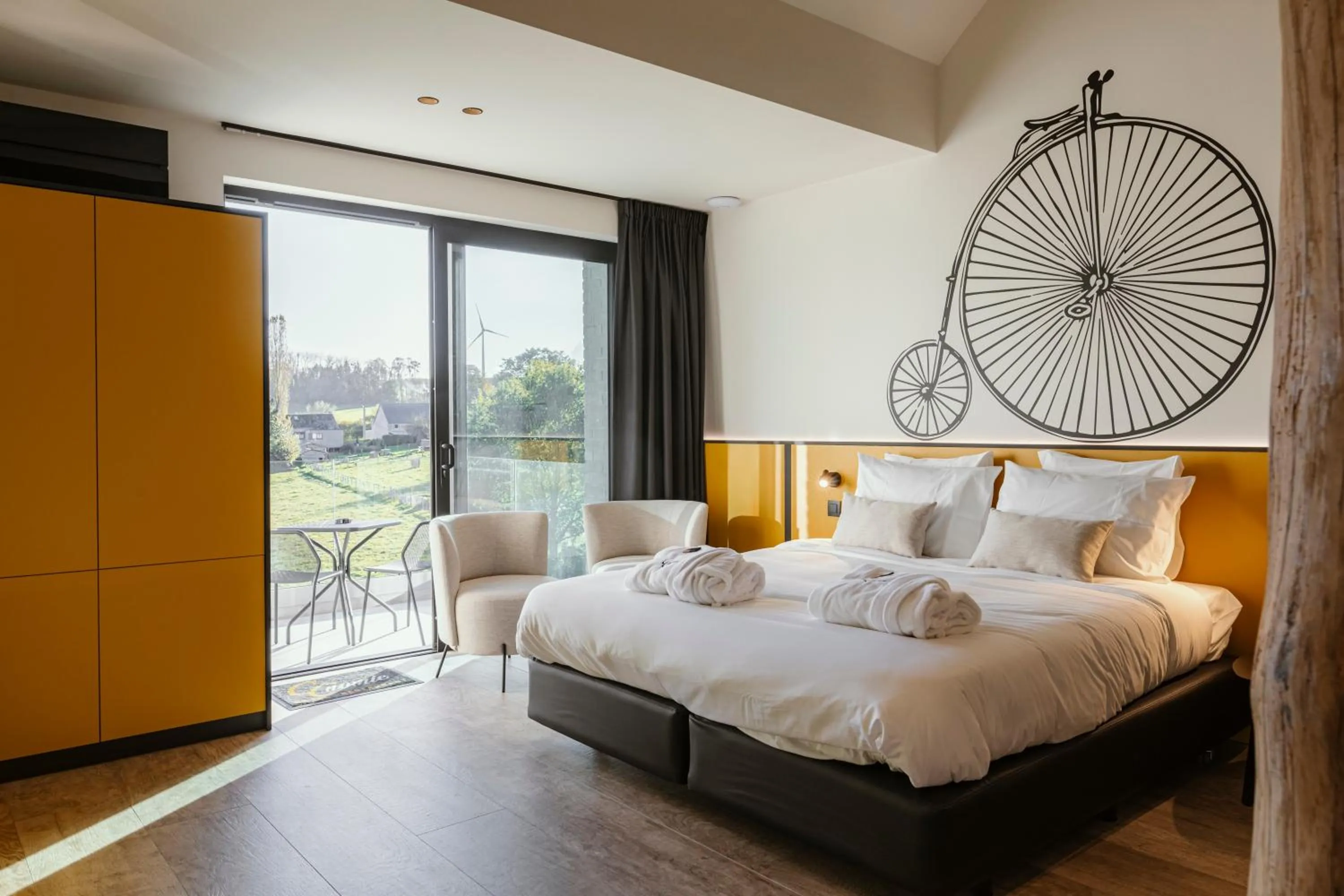 Bedroom, Bed in CC Nomie Hôtel Restaurant