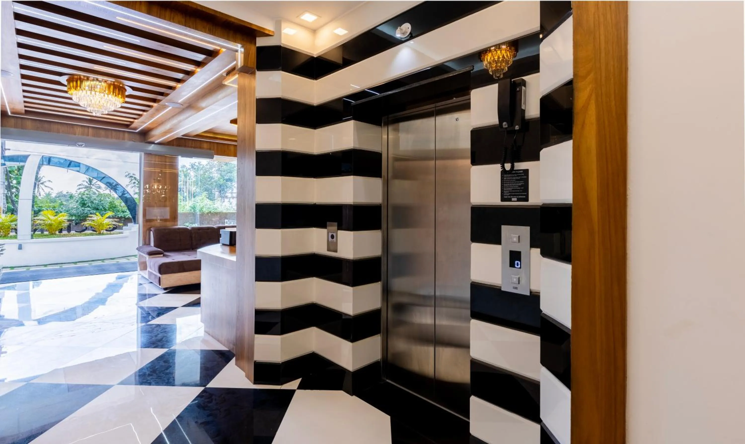 elevator in Treebo Premium Cochin Airport, 5 min From Cochin Airport