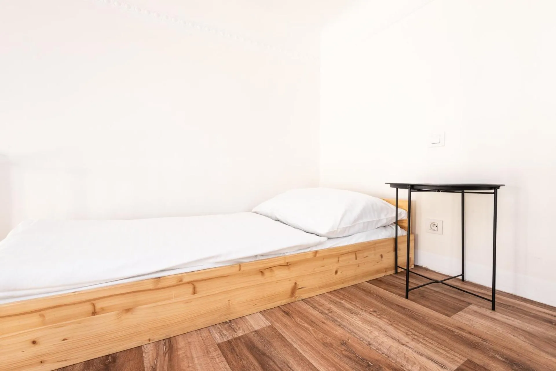 Bed in Hybernska Apartments by Pragueforyou