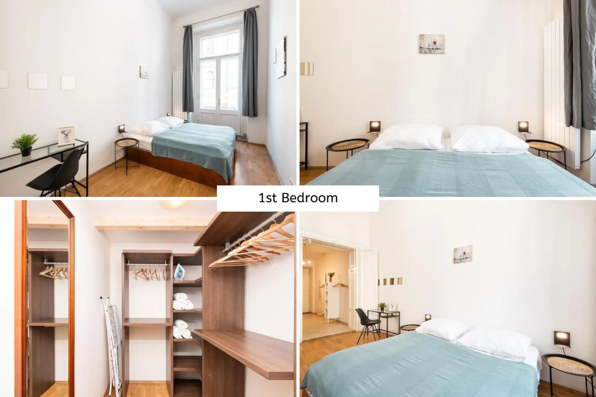 Bed in Hybernska Apartments by Pragueforyou