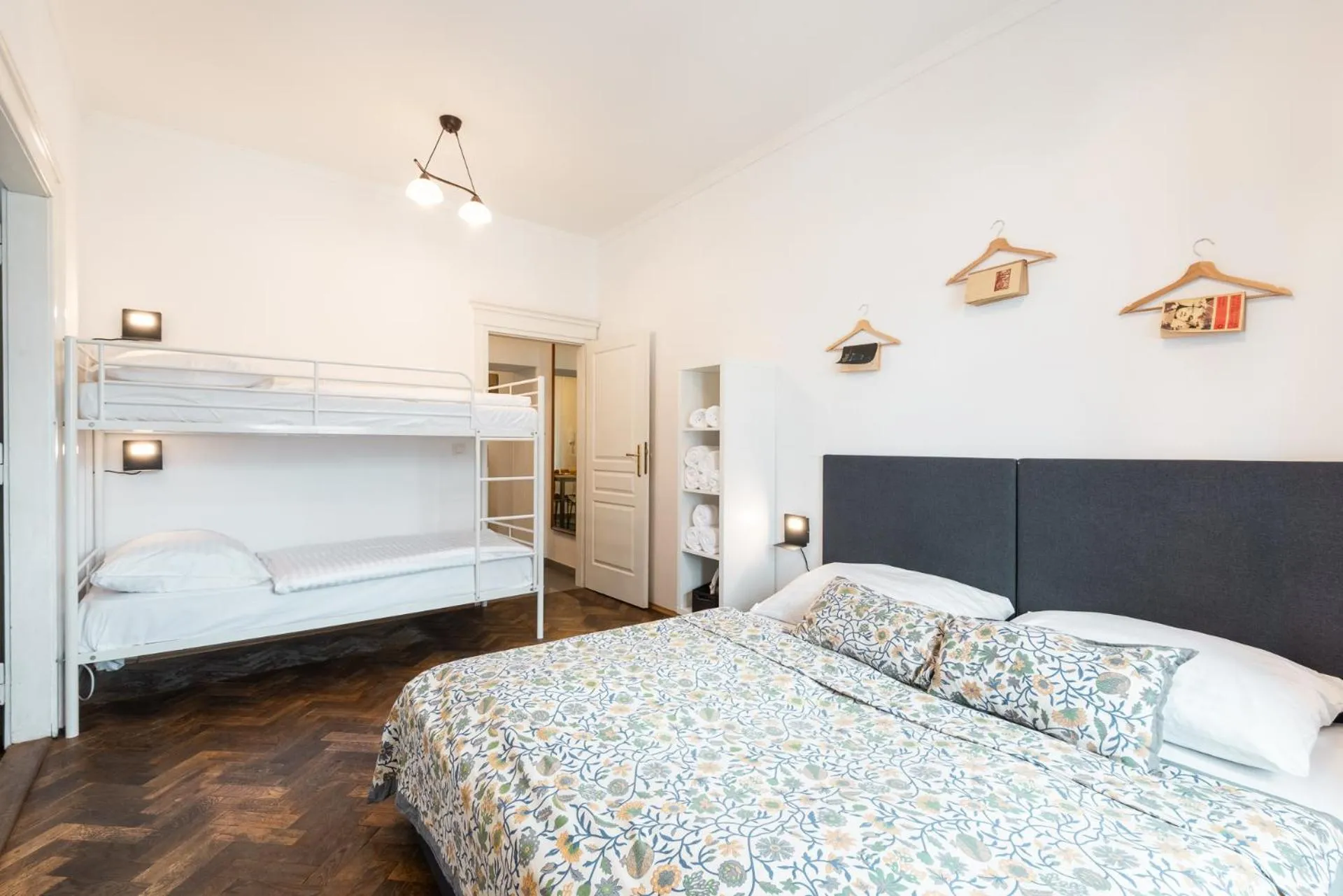 Bed in Hybernska Apartments by Pragueforyou