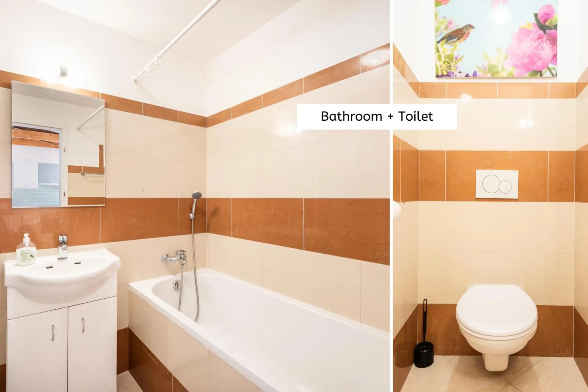 Bathroom in Hybernska Apartments by Pragueforyou