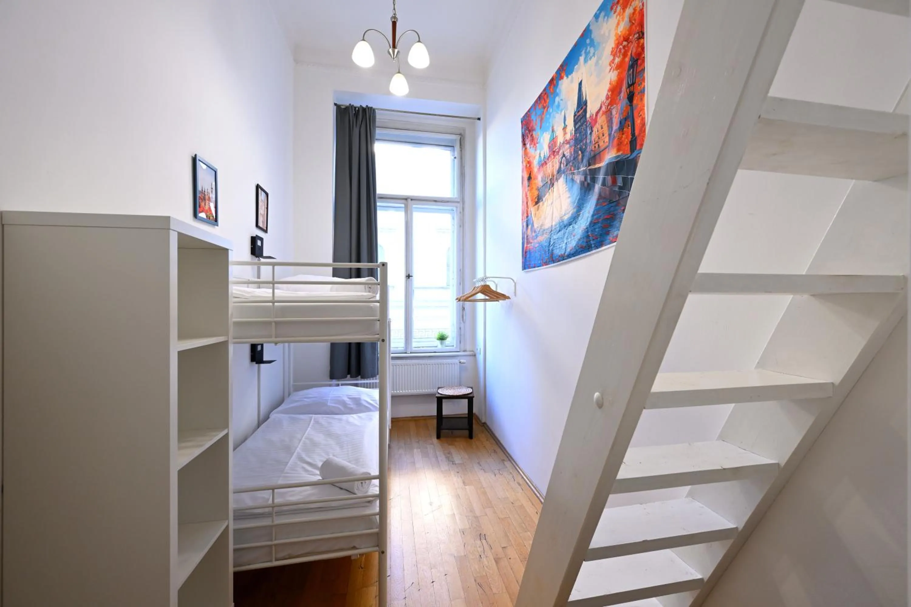 Bed in Hybernska Apartments by Pragueforyou