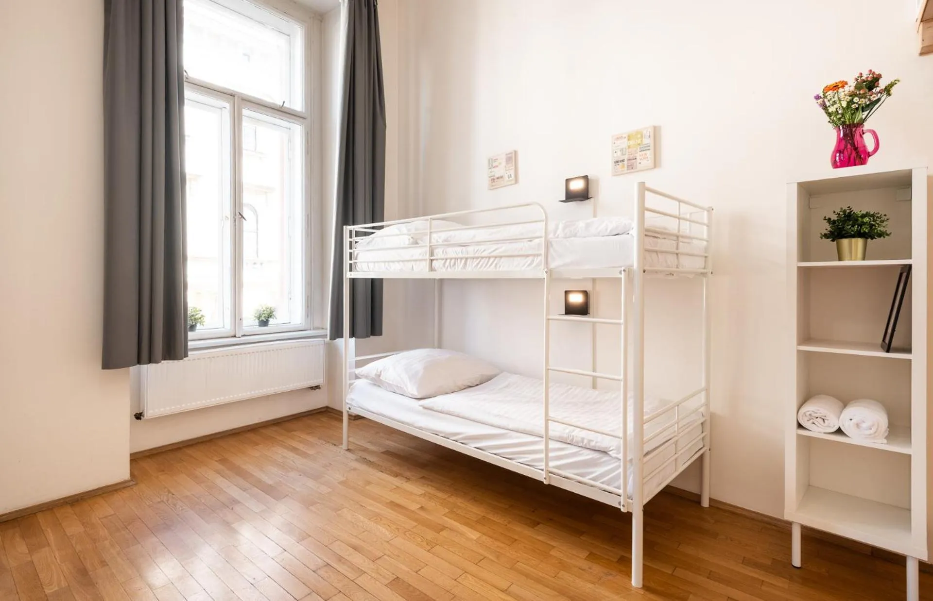 Bed in Hybernska Apartments by Pragueforyou