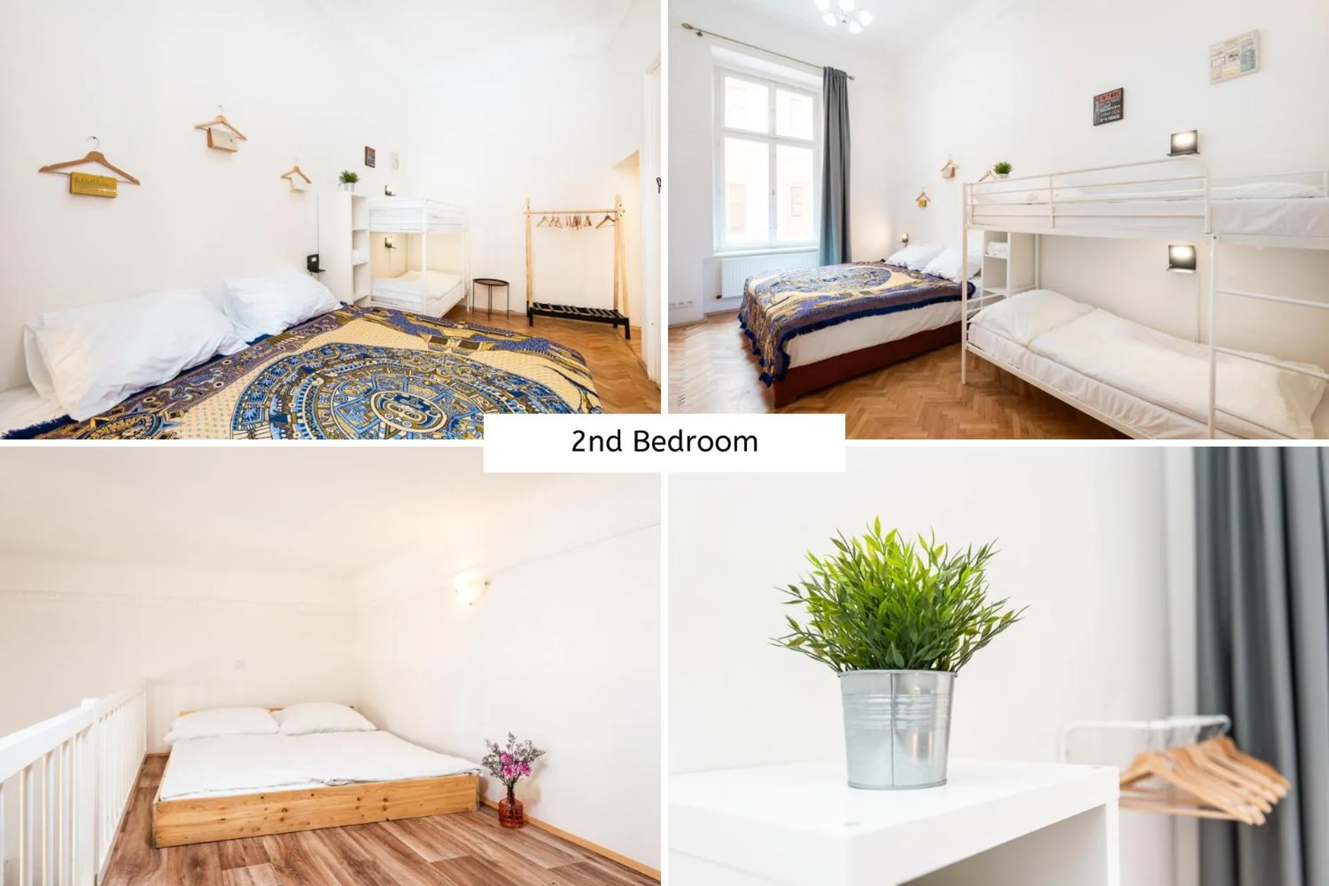 Bed in Hybernska Apartments by Pragueforyou