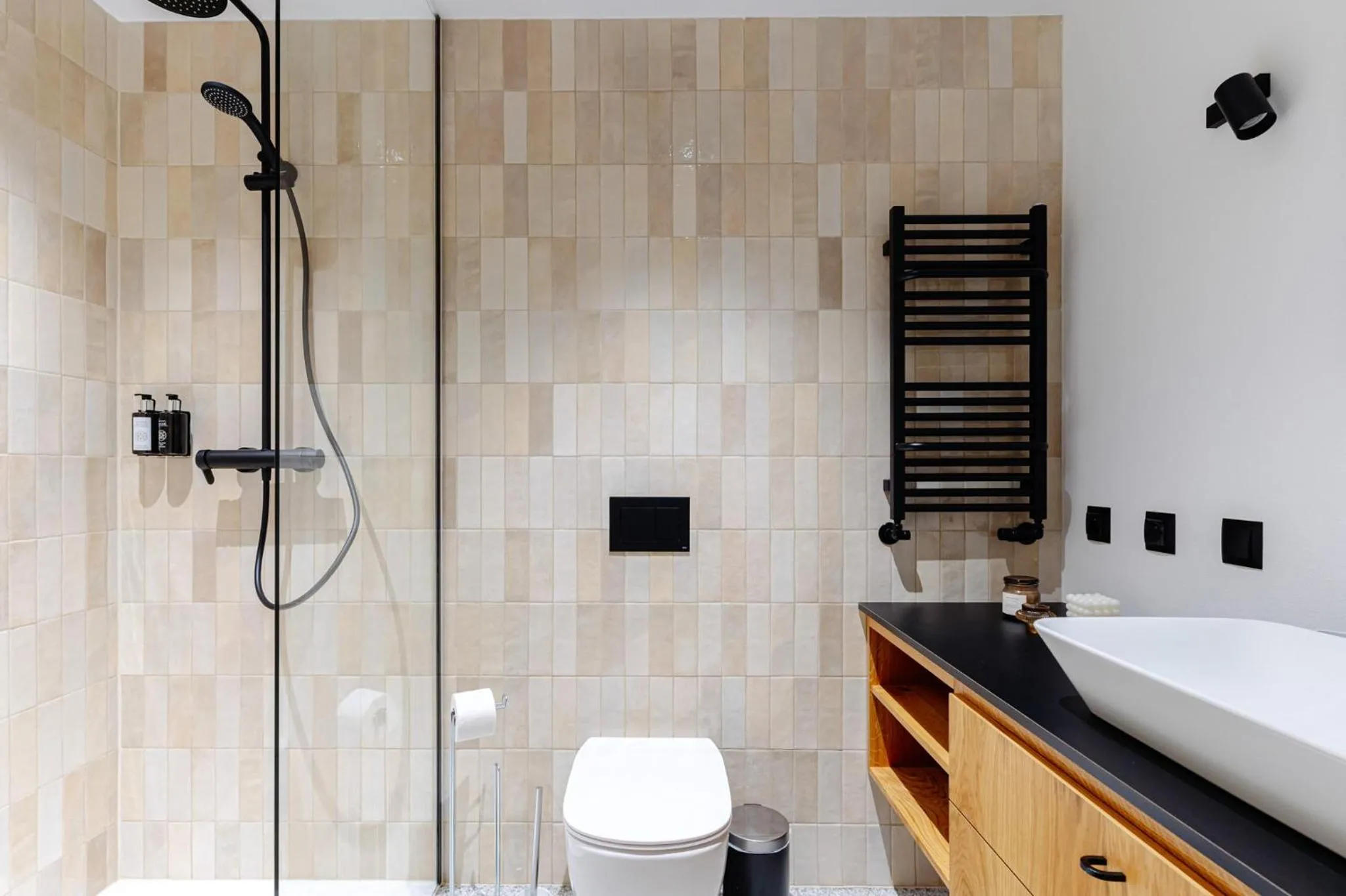 Shower in White Hills - LoftAffair Spa Collection