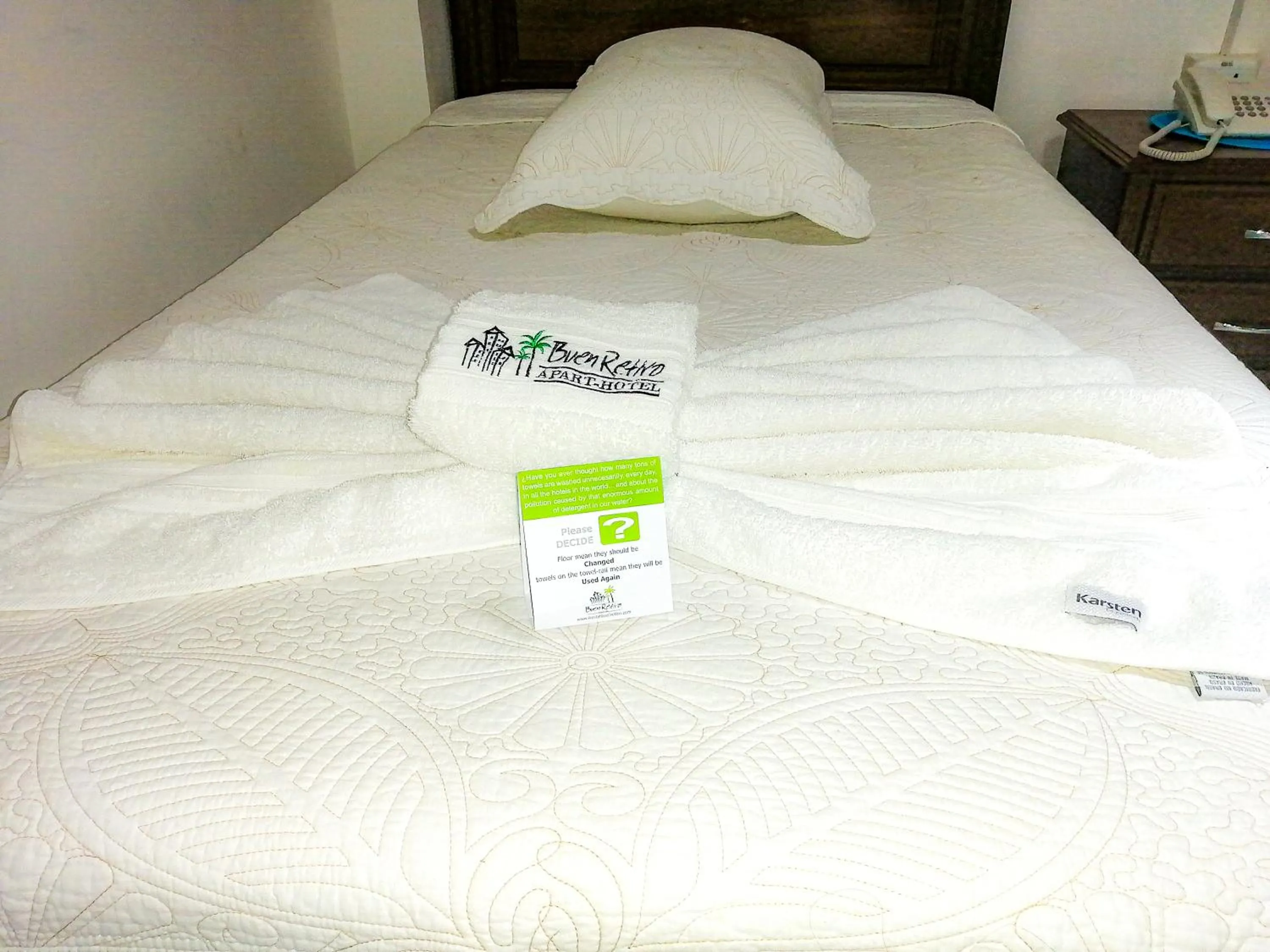 Bed in Buen Retiro Apart Hotel